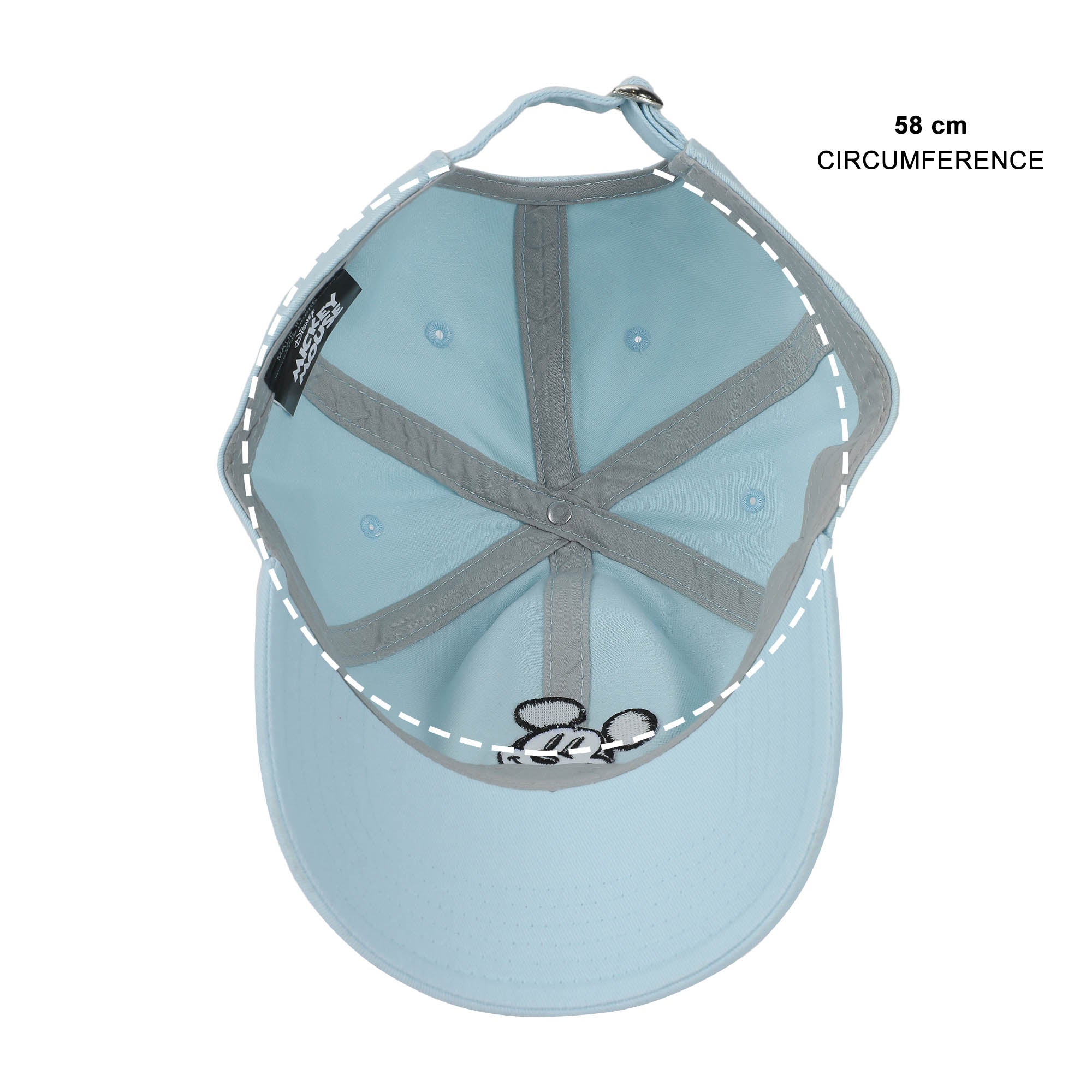 Mickey Mouse Classic Blue Washed Cotton Twill Dad Cap