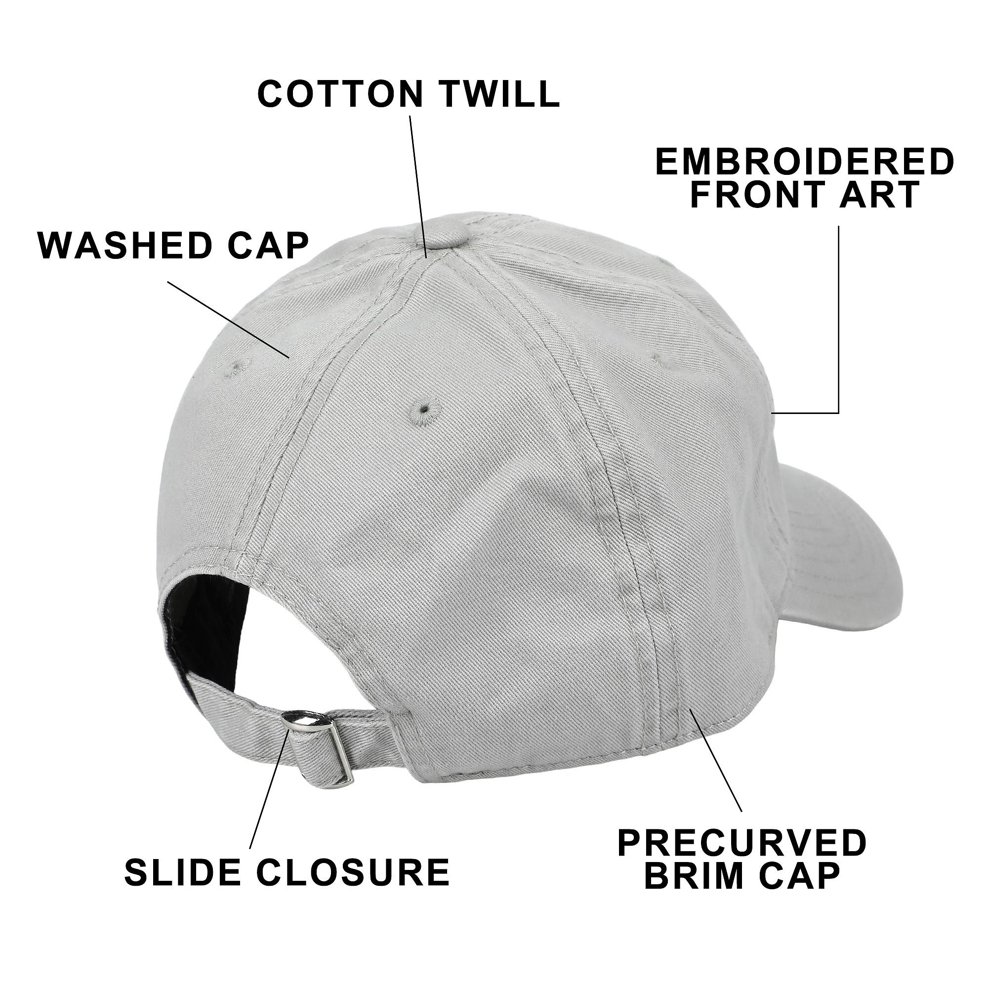 Moana Pua Gray Unstructured Baseball Cap