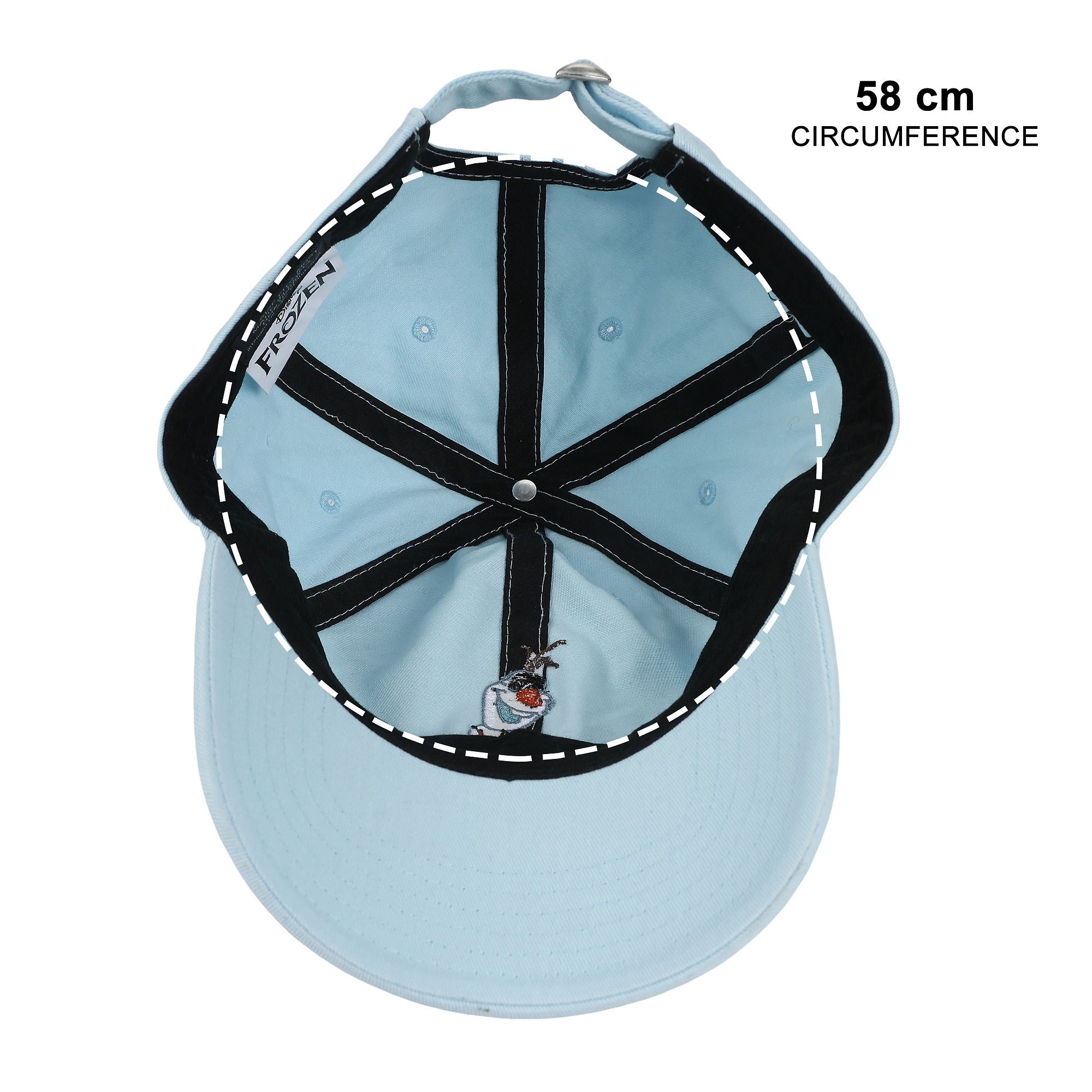 Frozen Olaf Blue Unstructured Baseball Cap