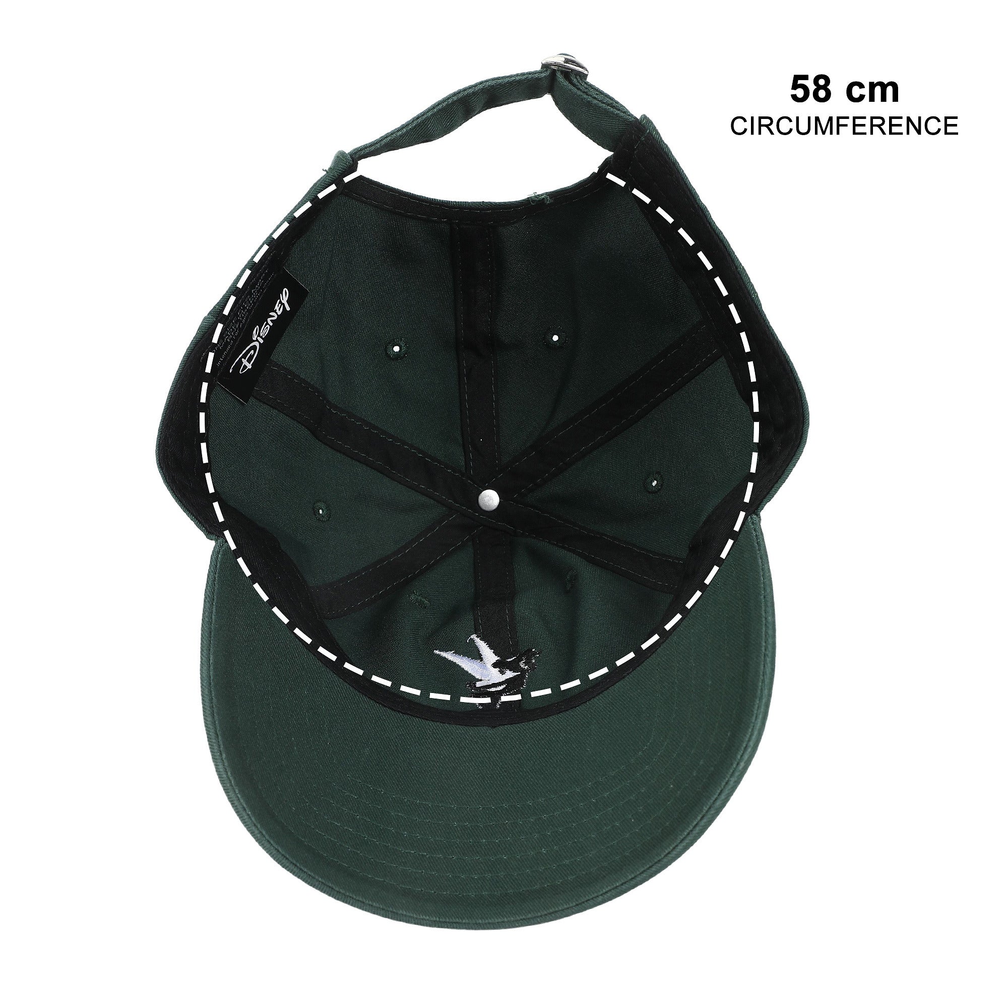 Peter Pan Flying Silhouettes Green Unstructured Baseball Cap
