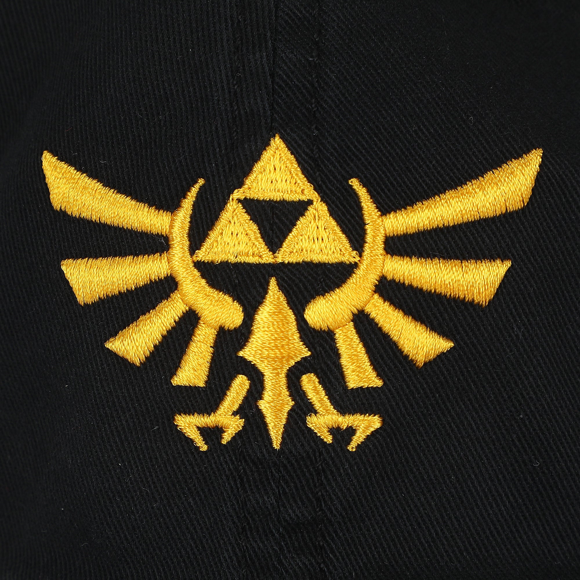 The Legend Of Zelda Hyrule Crest Embroidered Black Dad Hat