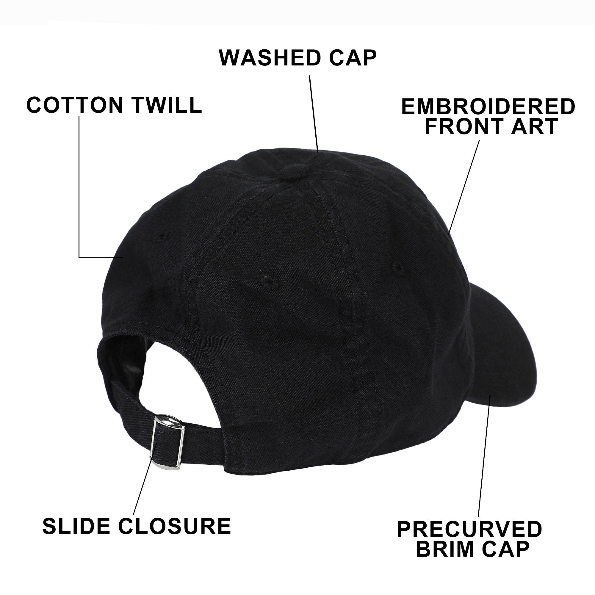 The Legend Of Zelda Hyrule Crest Embroidered Black Dad Hat