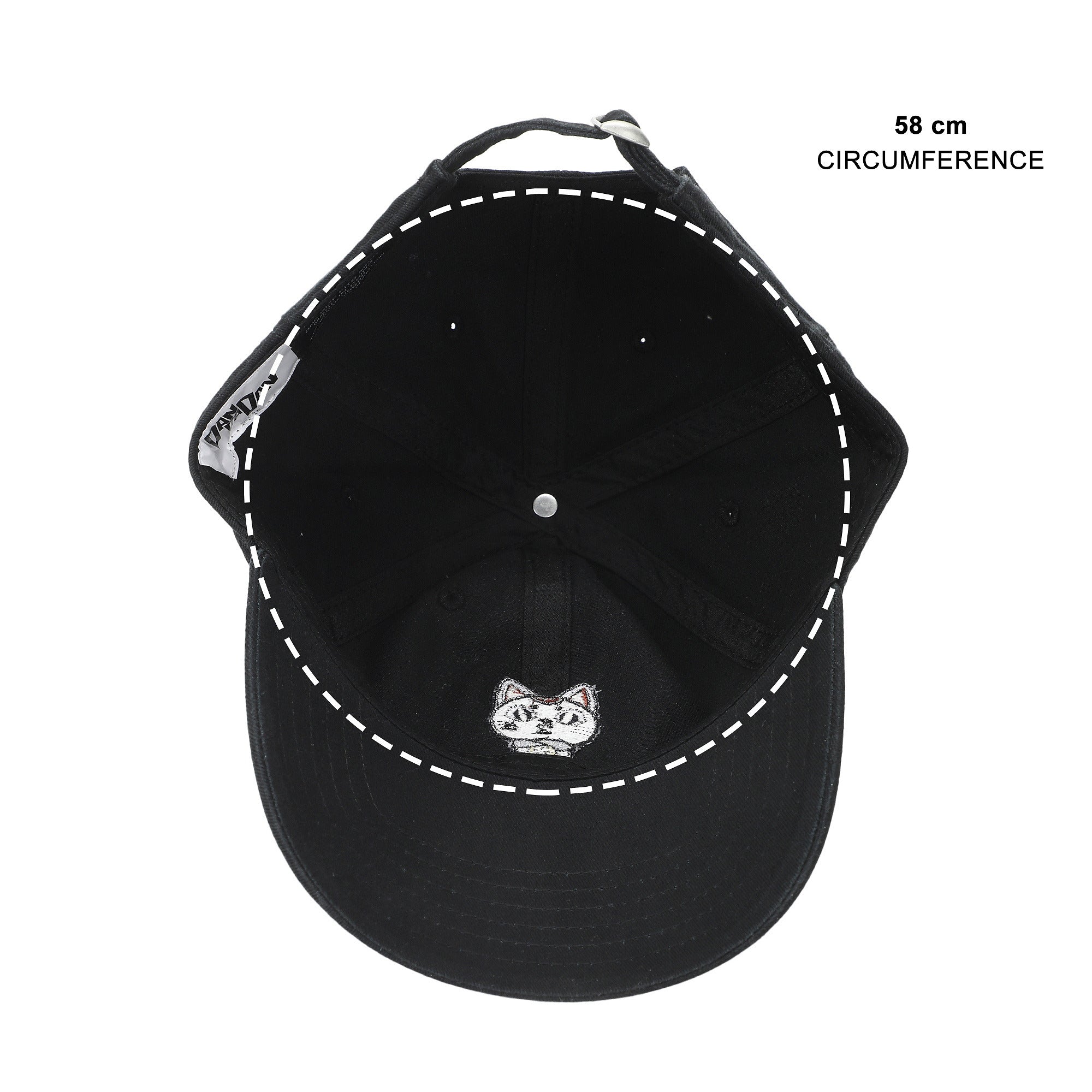 Dandadan Turbo Granny Embroidered Black Dad Hat for Fans