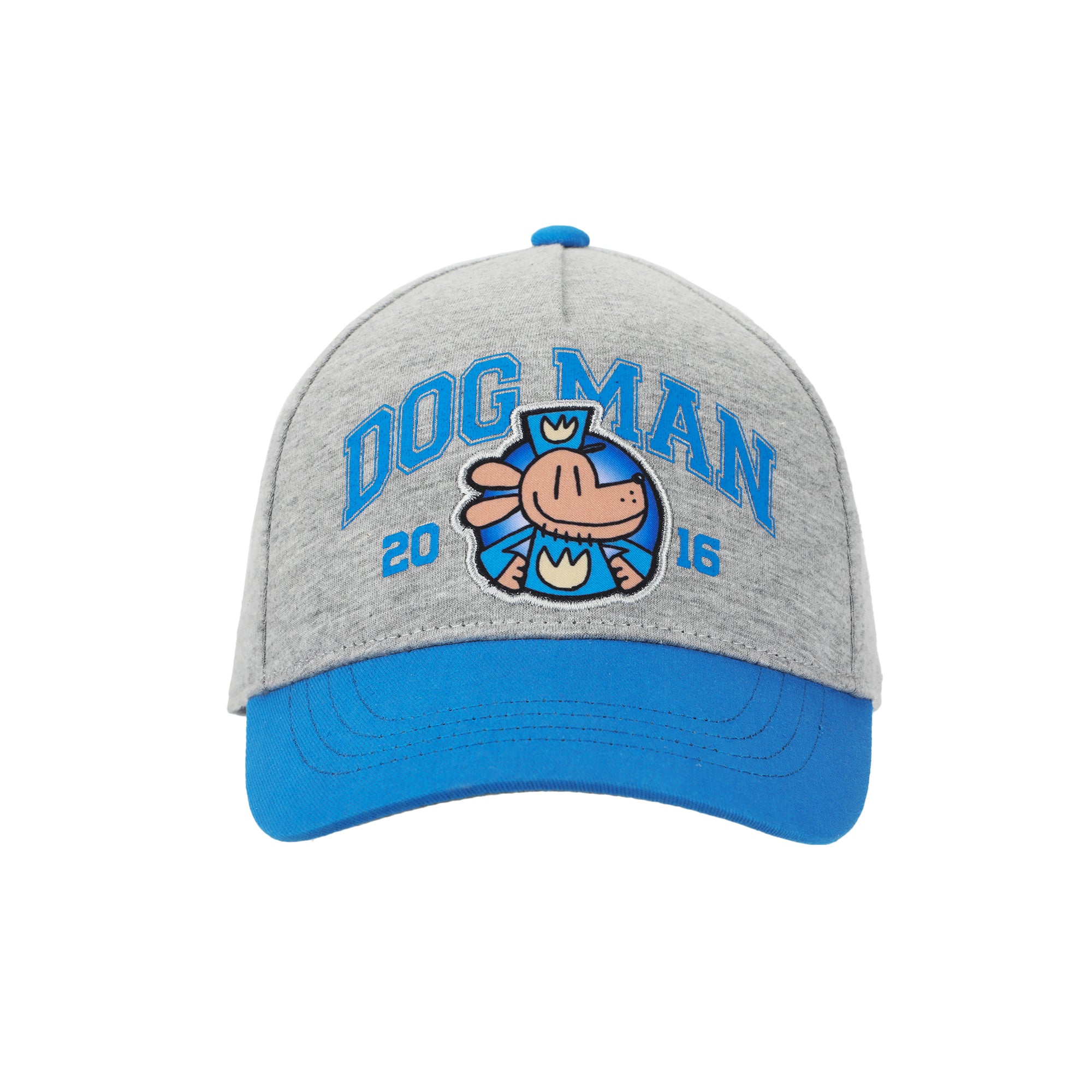 Dog Man 2016 Character Circle Youth Gray & Blue Snapback Hat