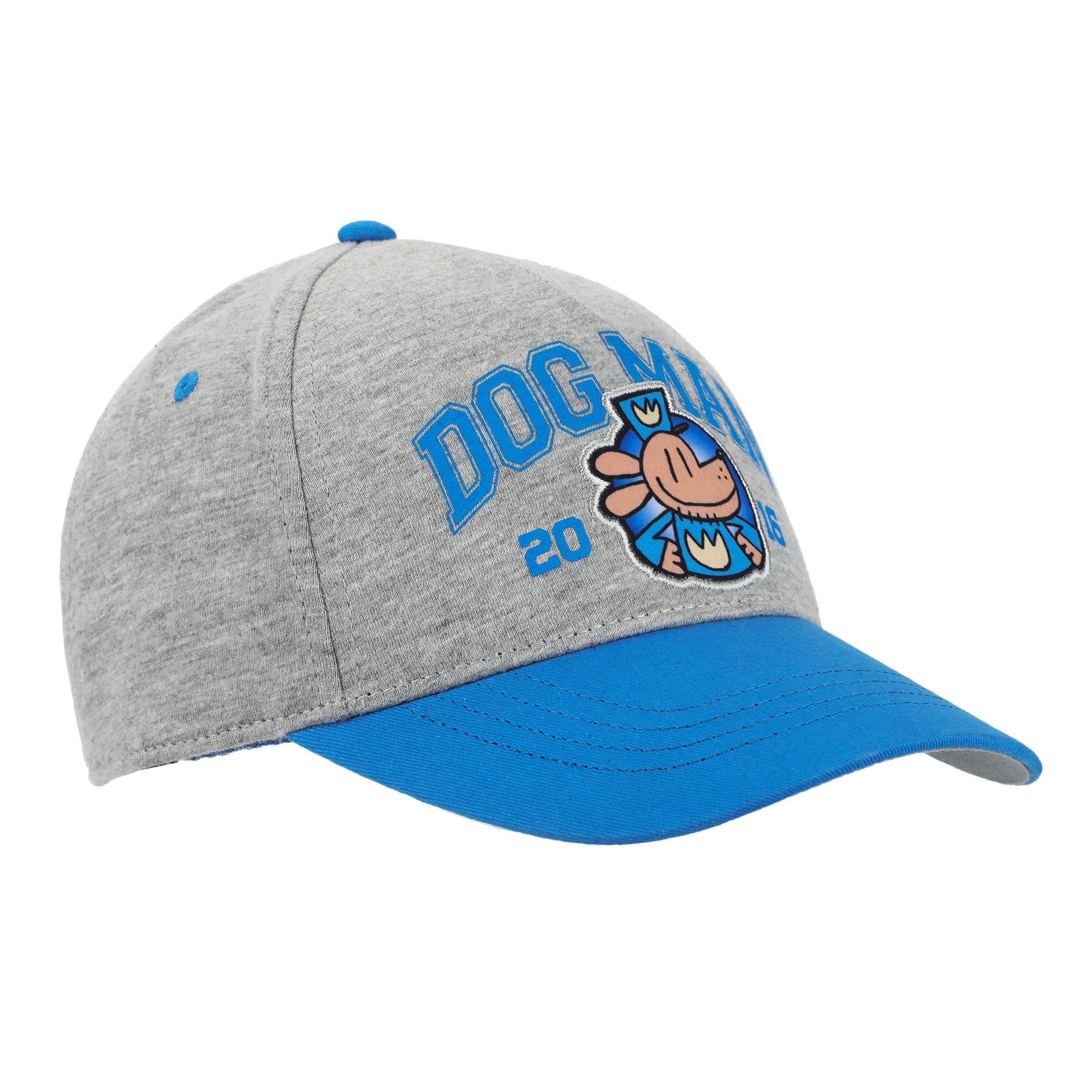 Dog Man 2016 Character Circle Youth Gray & Blue Snapback Hat