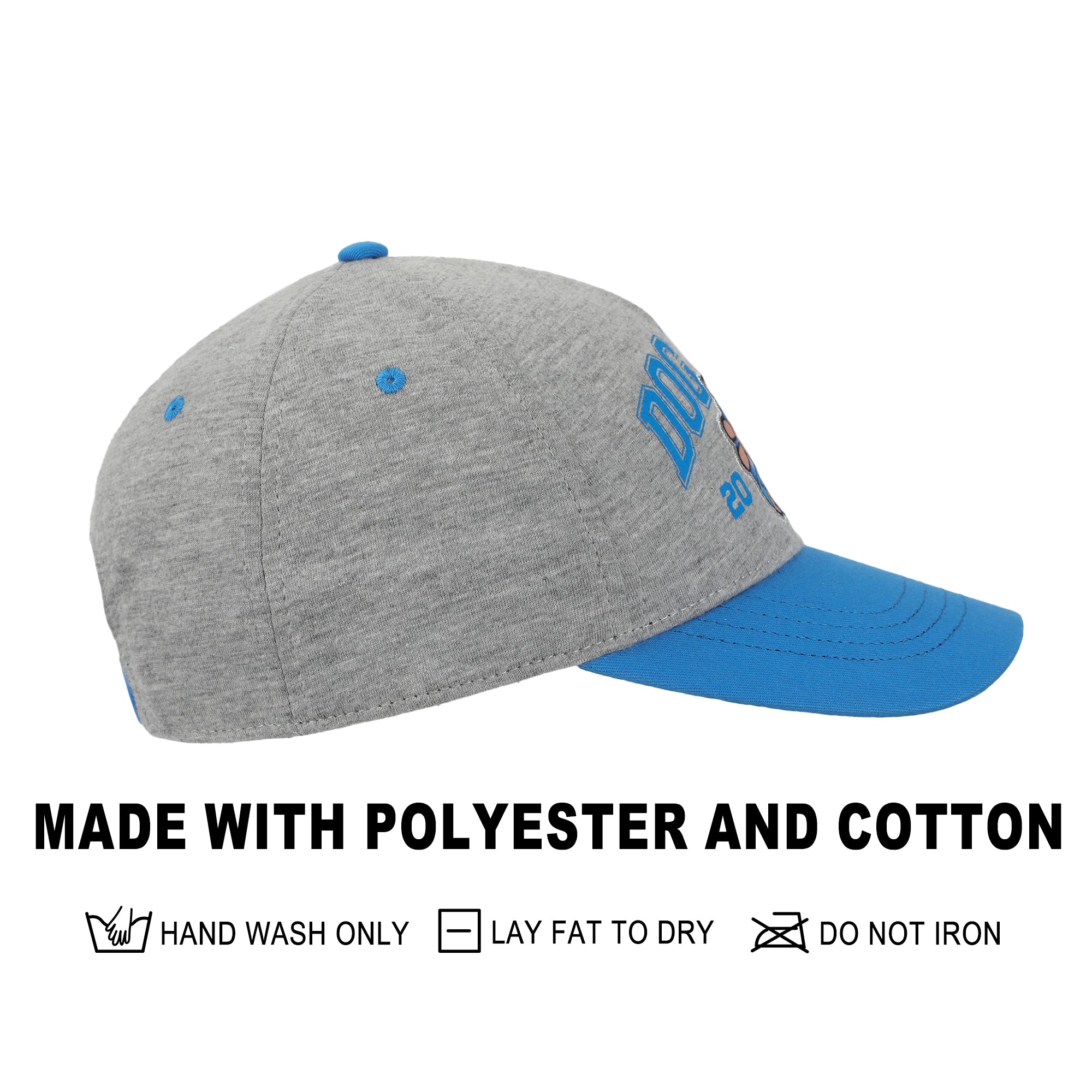 Dog Man 2016 Character Circle Youth Gray & Blue Snapback Hat