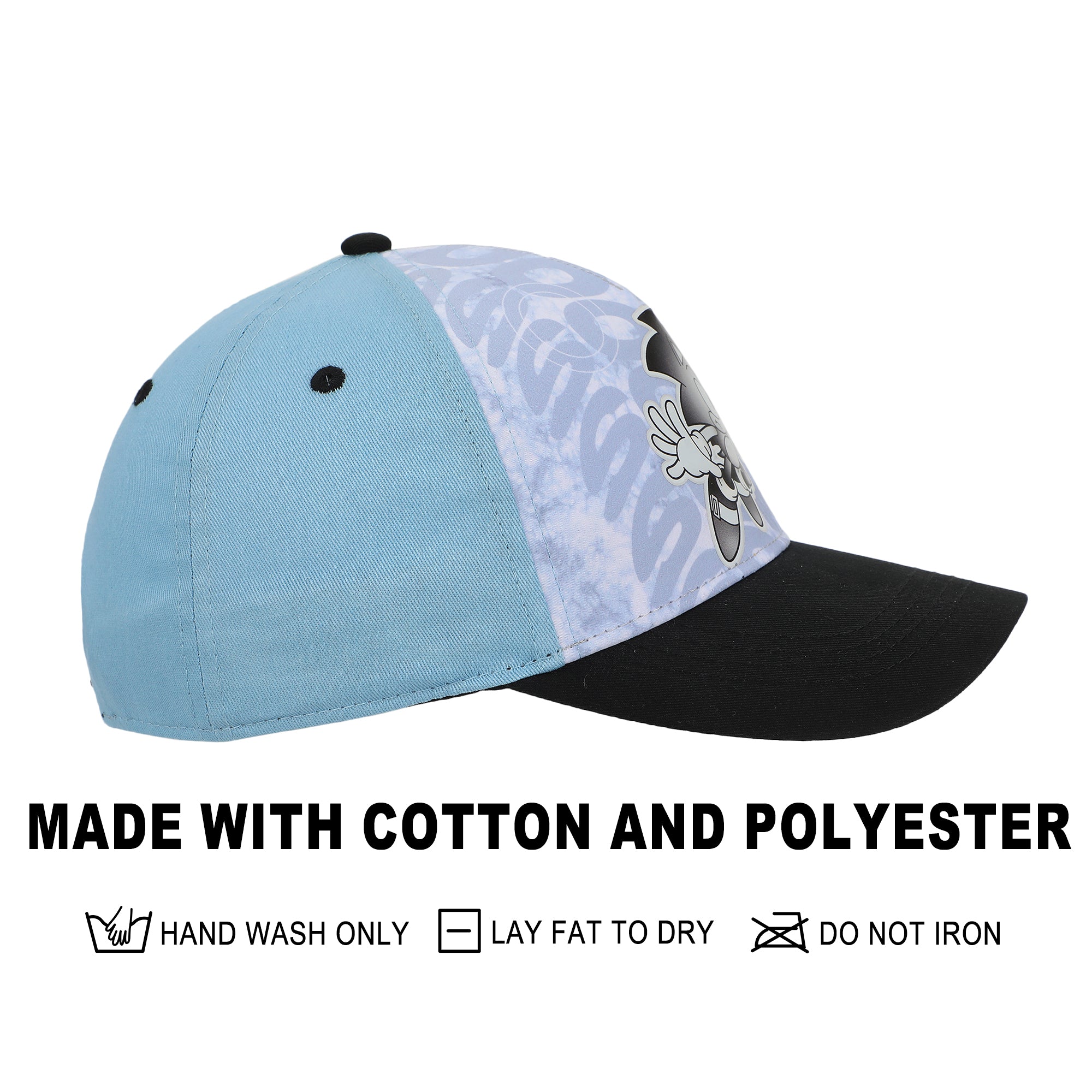 Sonic the Hedgehog Woven Character Patch Youth Blue & Black Traditional Adjustable Hat