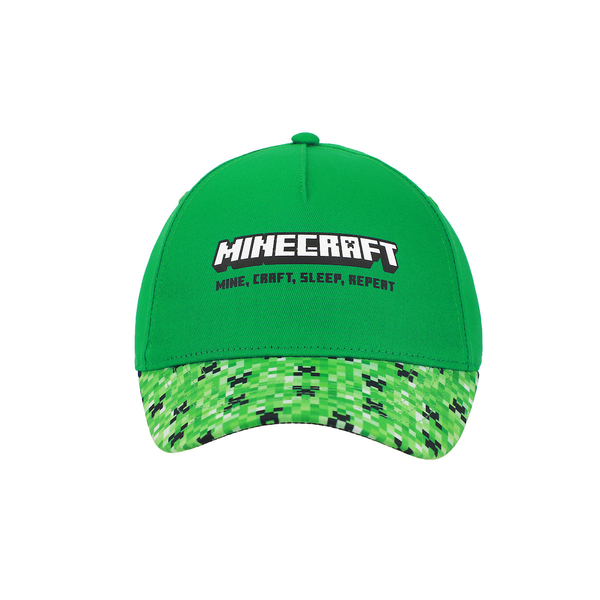 Minecraft Creeper All-Over Print Youth Adjustable Baseball Cap
