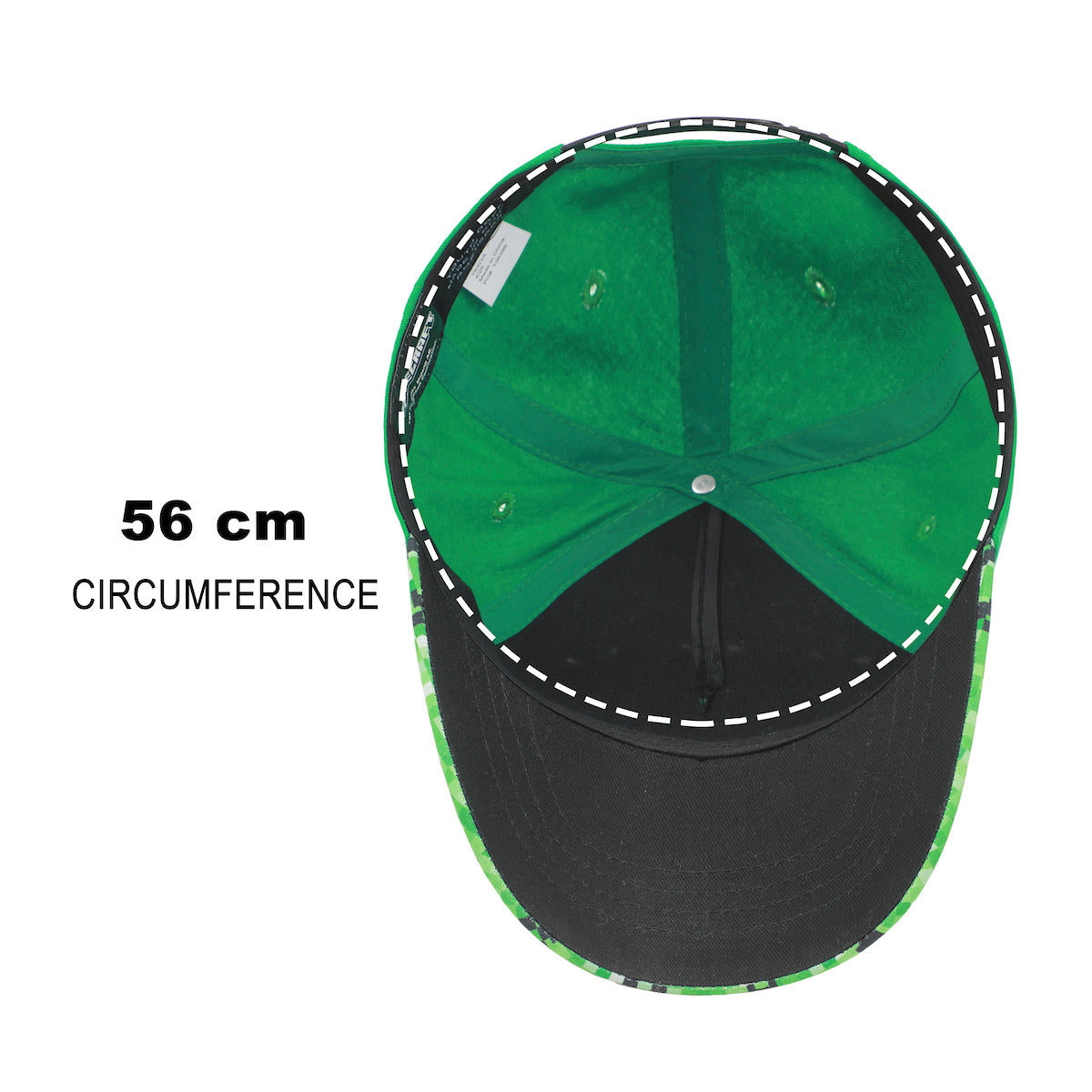 Minecraft Creeper All-Over Print Youth Adjustable Baseball Cap