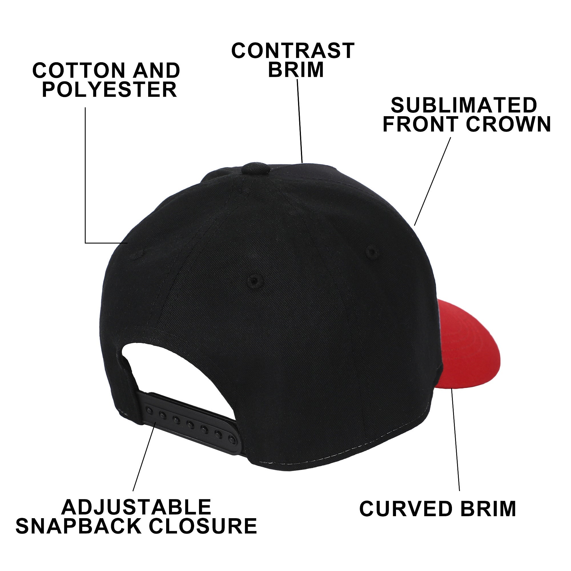 Super Mario Bros Sublimated Cap for Kids