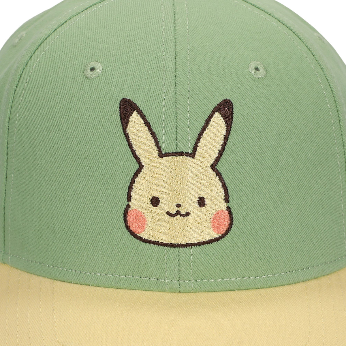 Pokemon Chibi Pikachu Women's Green Baseball Cap