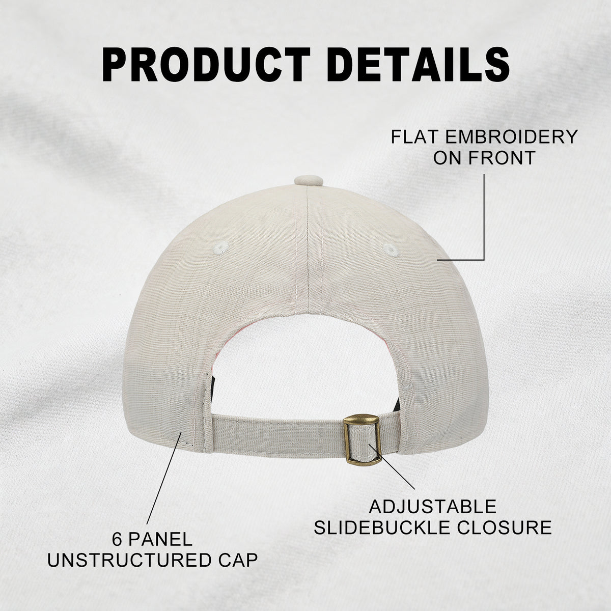 Disney Stitch Embroidered Character & Flowers Women's White & Pink Unstructured Baseball Cap