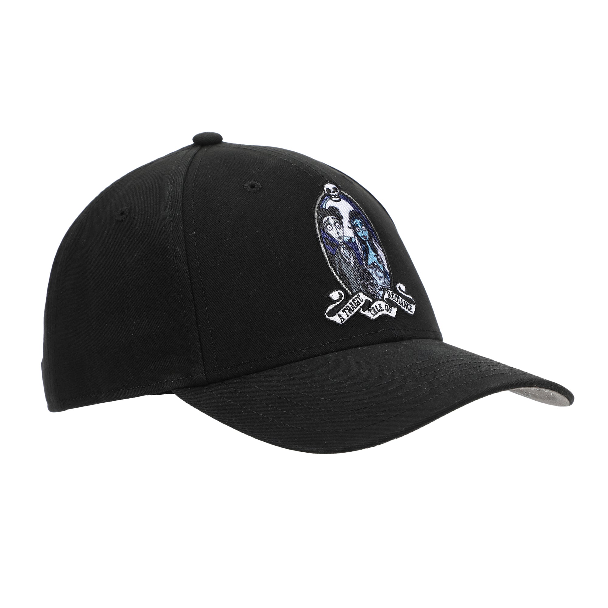 The Corpse Bride Victor & Emily Character Art Black Traditional Adjustable Hat
