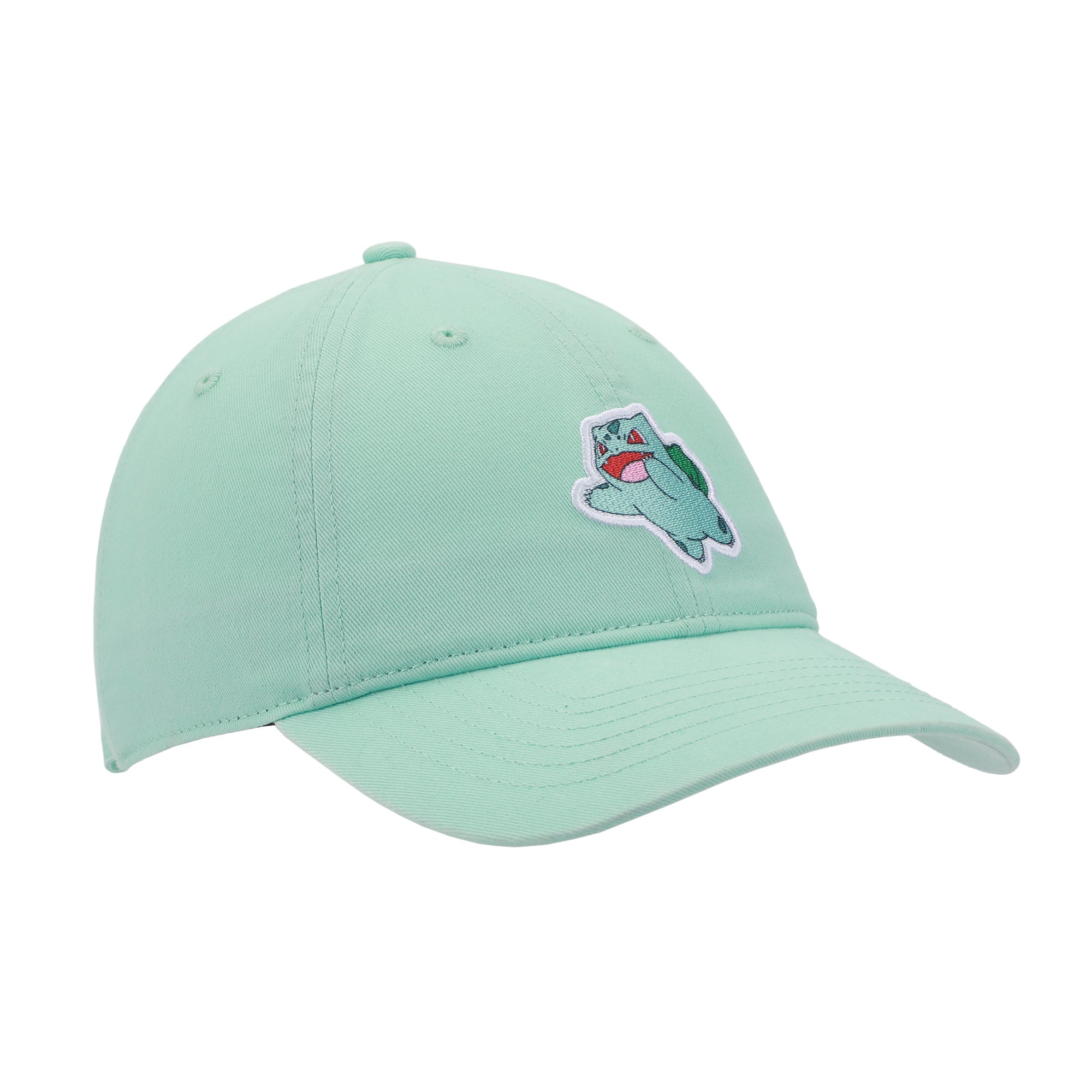 Pokémon Bulbasaur Printed Patch Green Unstructured Baseball Cap