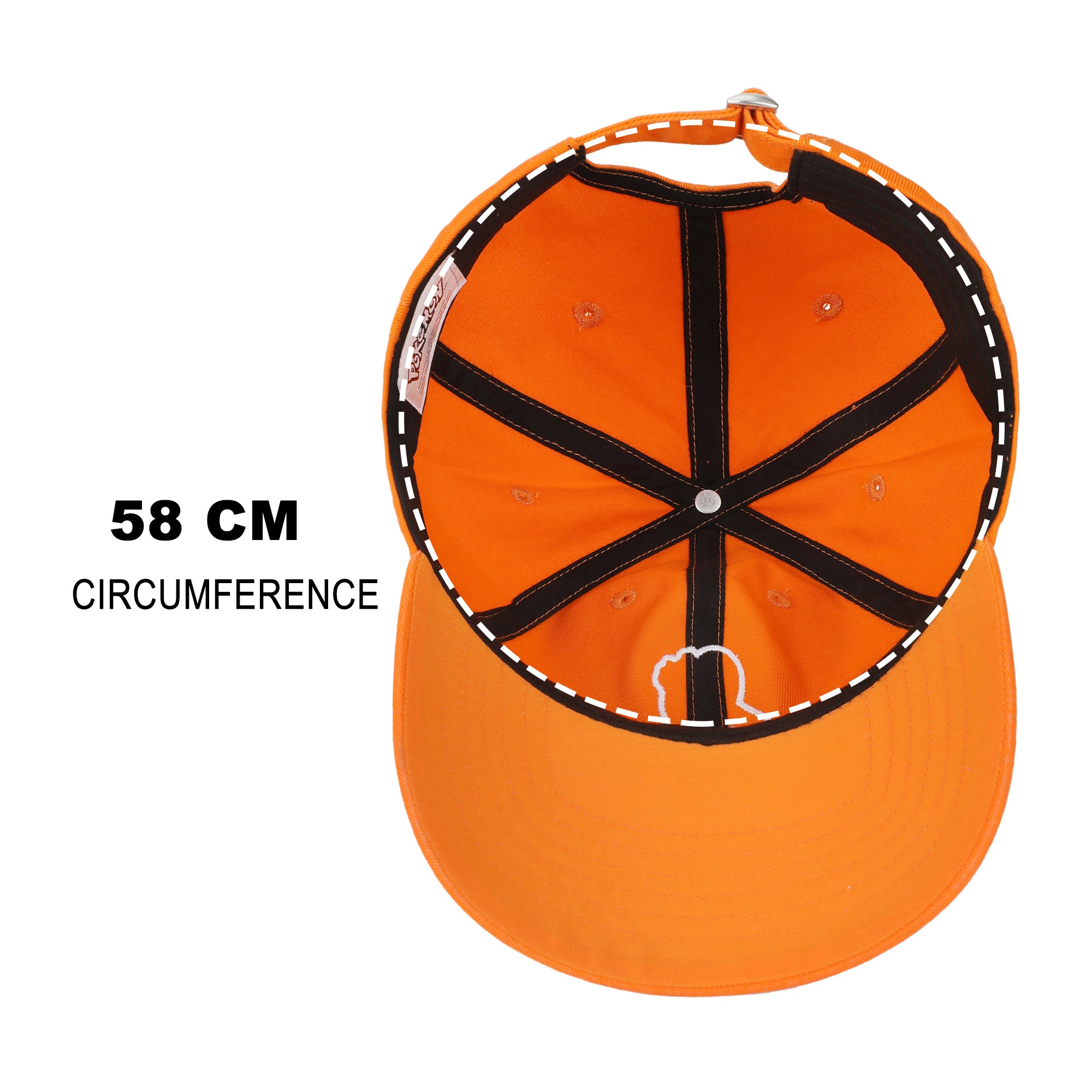 Pokémon Charmander Printed Patch Orange Unstructured Baseball Cap