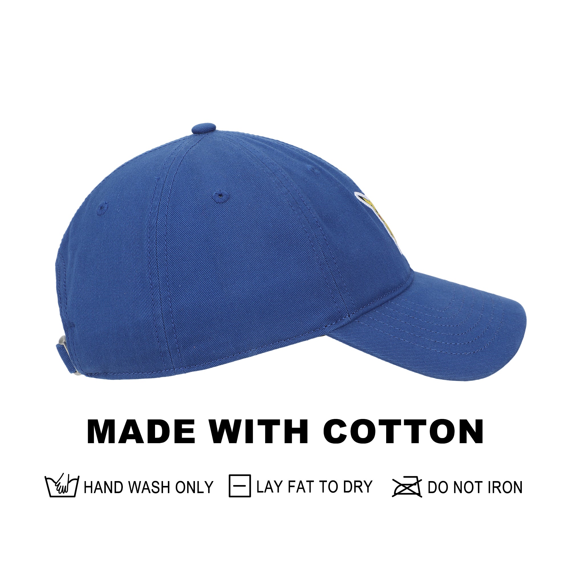 Pokémon Pikachu Printed Patch Blue Unstructured Baseball Cap