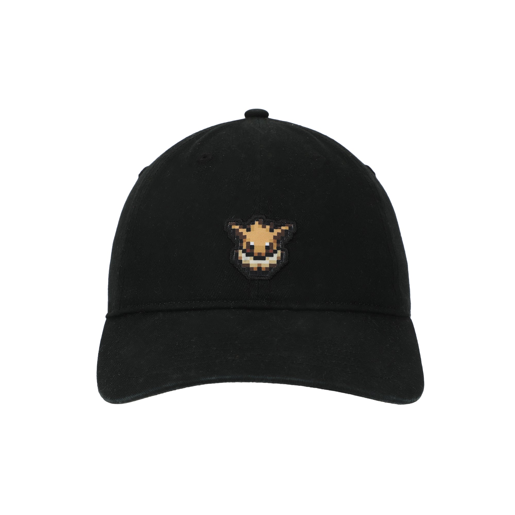 Pokémon Eevee Printed Patch Black Unstructured Baseball Cap