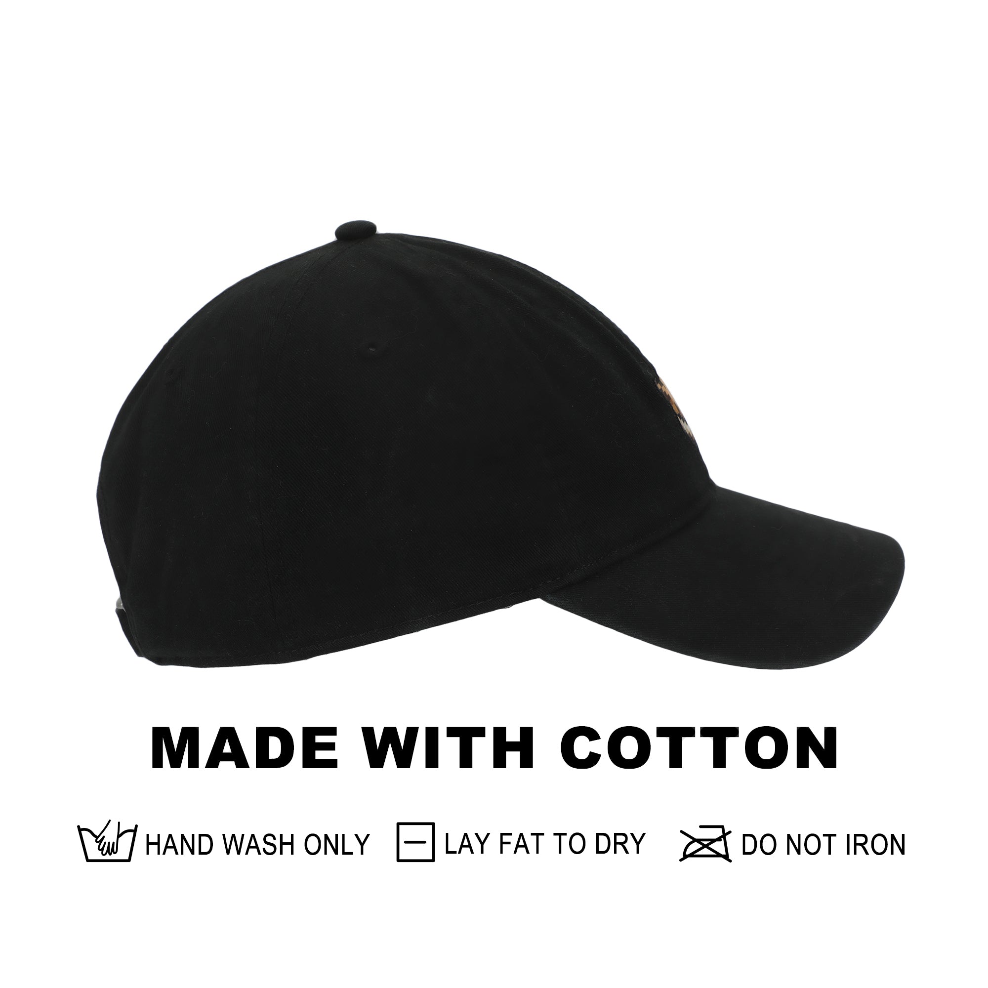 Pokémon Eevee Printed Patch Black Unstructured Baseball Cap