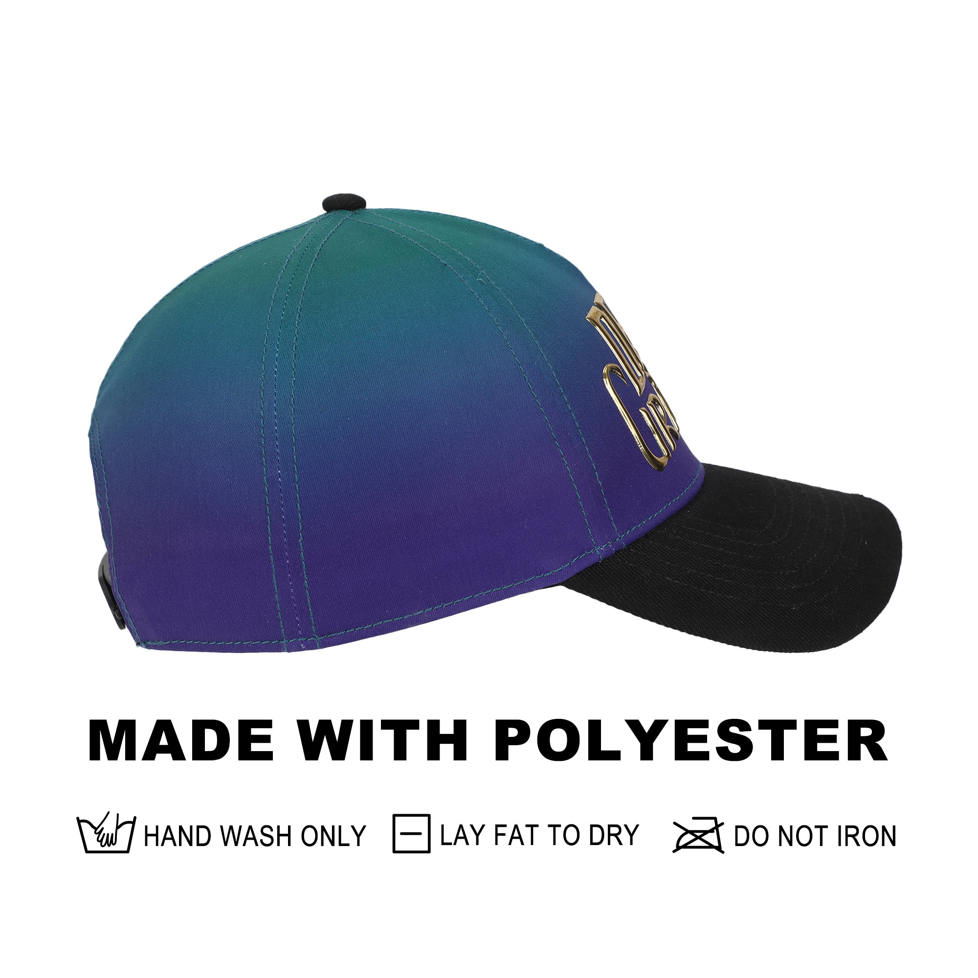 Wicked Defy Gravity Green & Blue Ombre Traditional Adjustable Hat