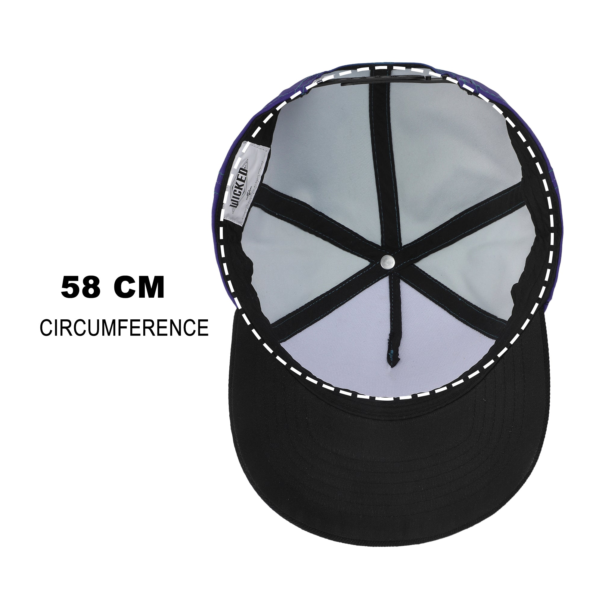 Wicked Defy Gravity Green & Blue Ombre Traditional Adjustable Hat