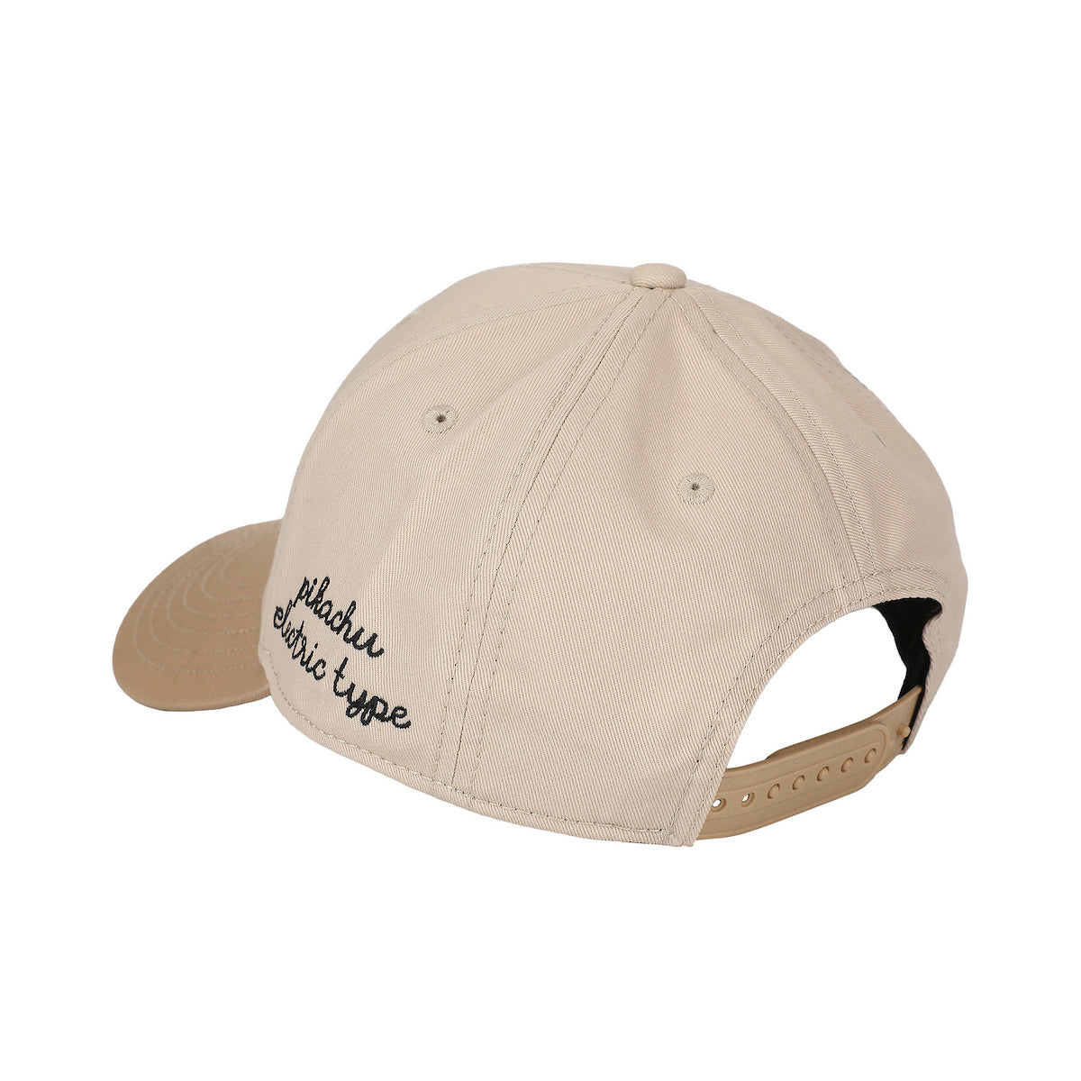 Pokémon Pikachu Electric Type White & Tan Traditional Adjustable Hat