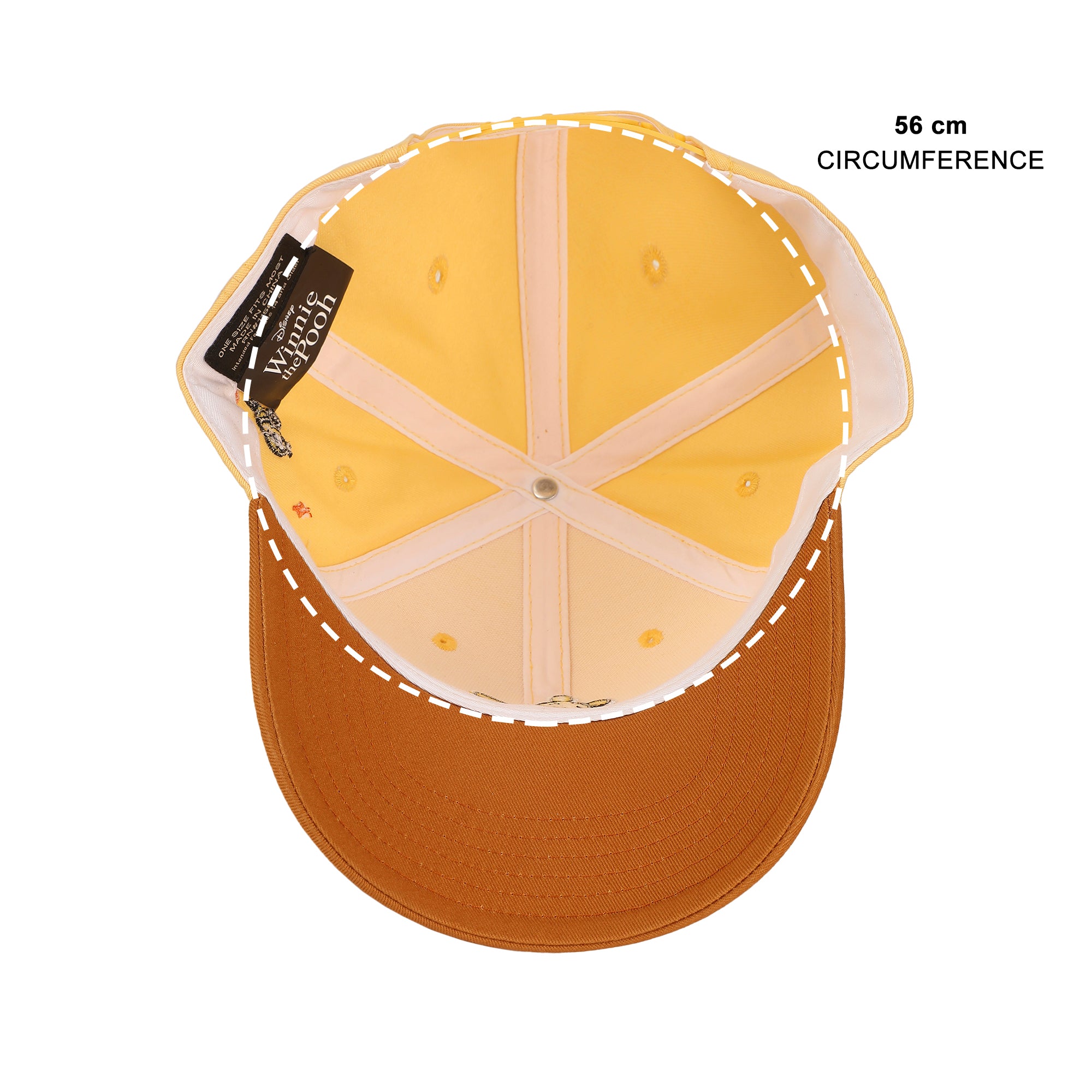 Winnie The Pooh Toothbrush Embroidery Cotton Twill B2 Ball Cap Traditional Adjustable