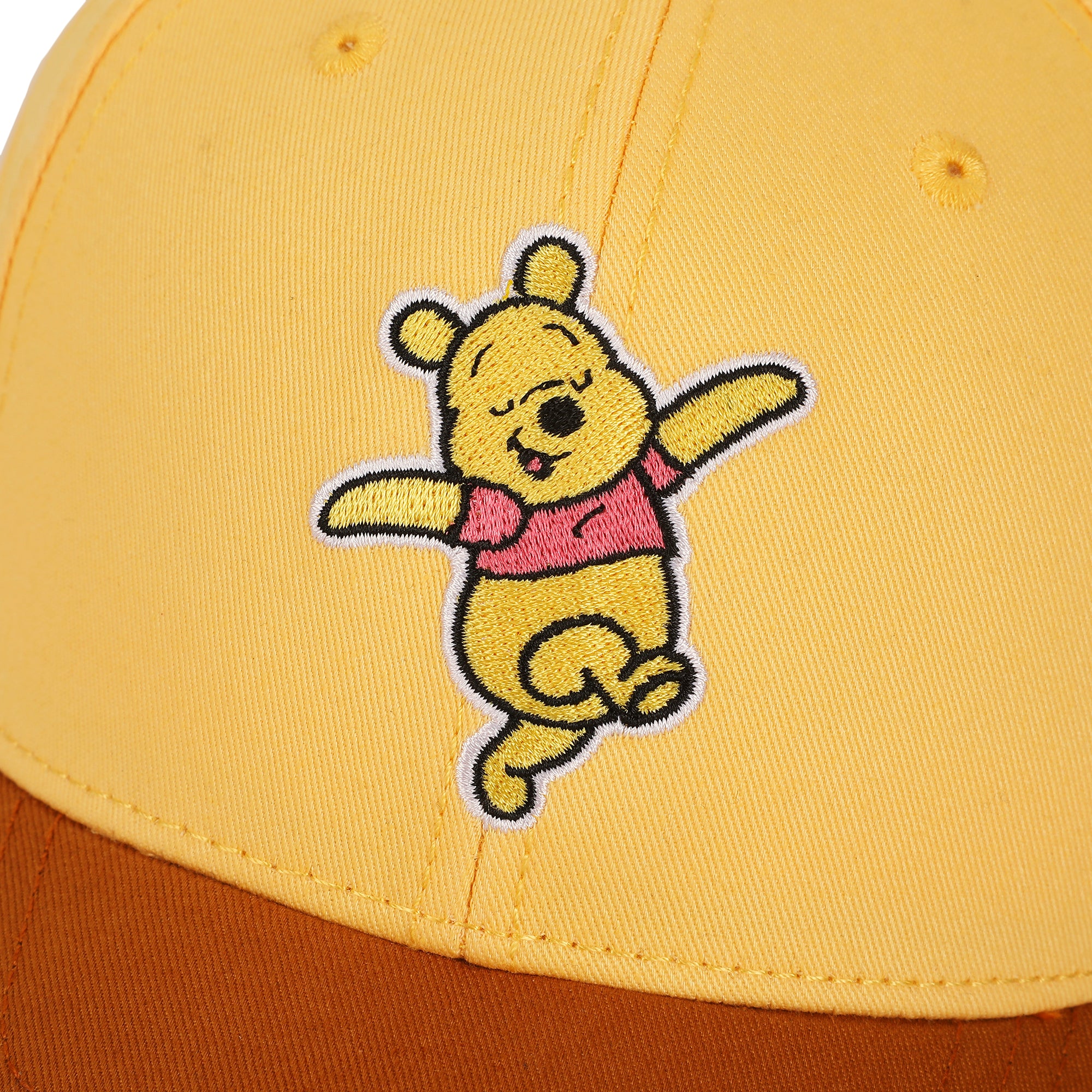 Winnie The Pooh Toothbrush Embroidery Cotton Twill B2 Ball Cap Traditional Adjustable