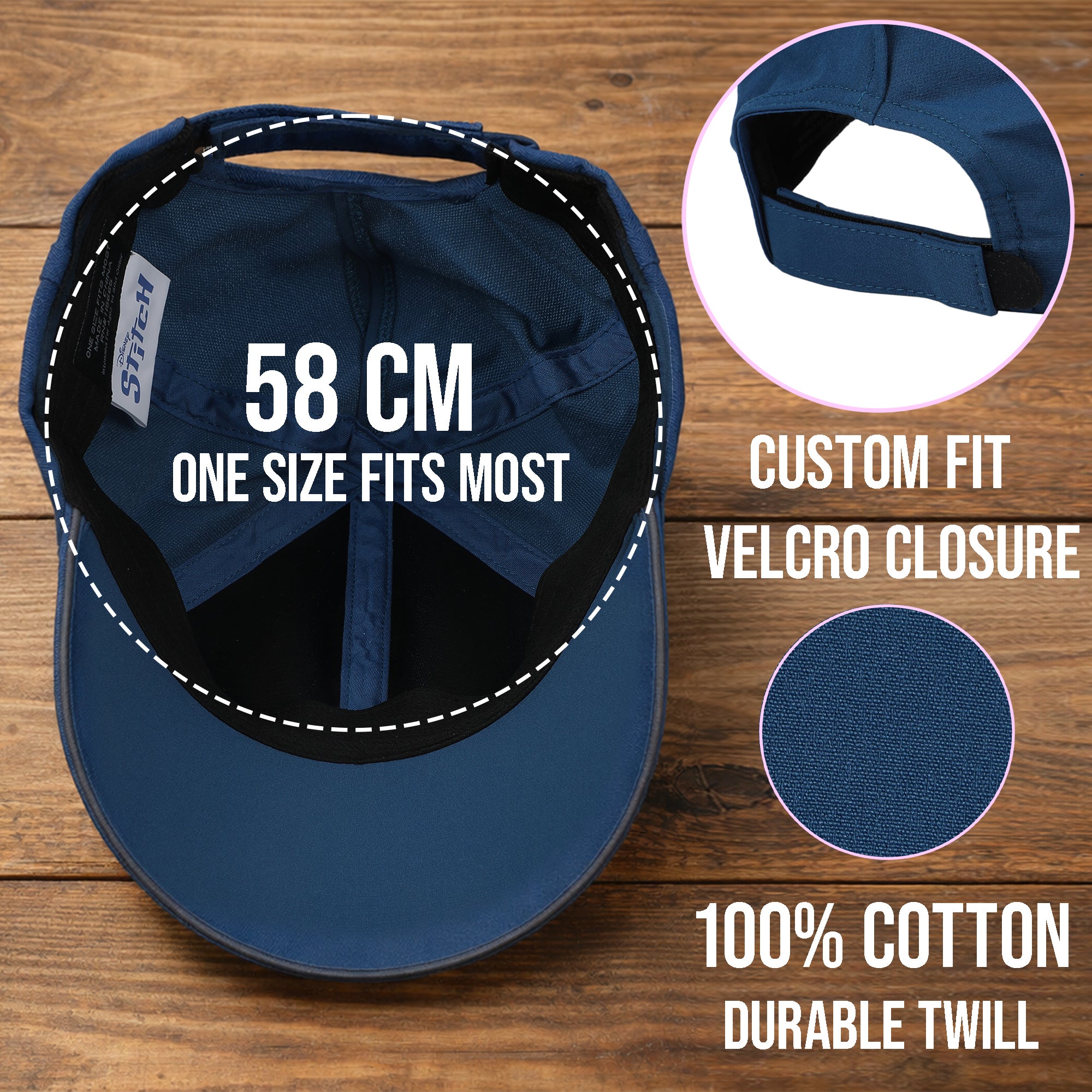 Disney Stitch Character Washed Cotton Twill Dad Cap