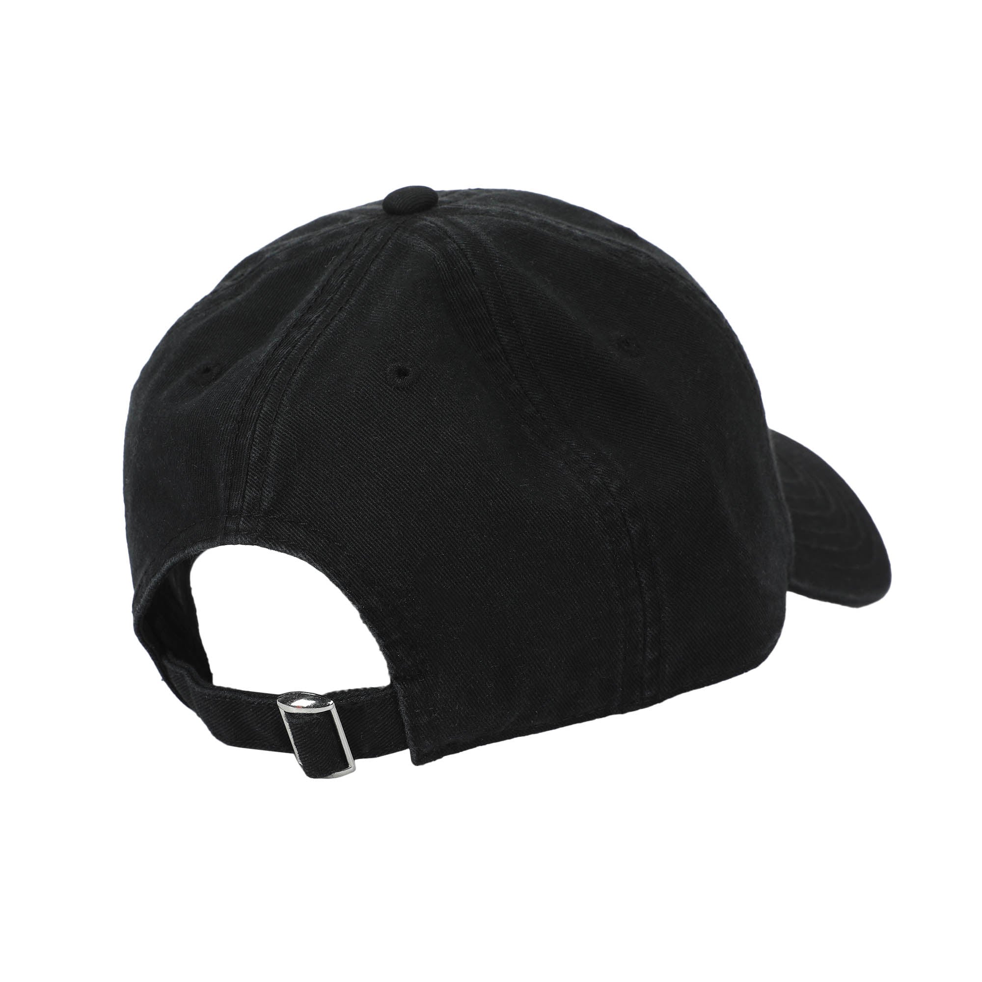 Minnie Mouse Classic Polka Dot Bow Black Washed Cotton Twill Dad Cap