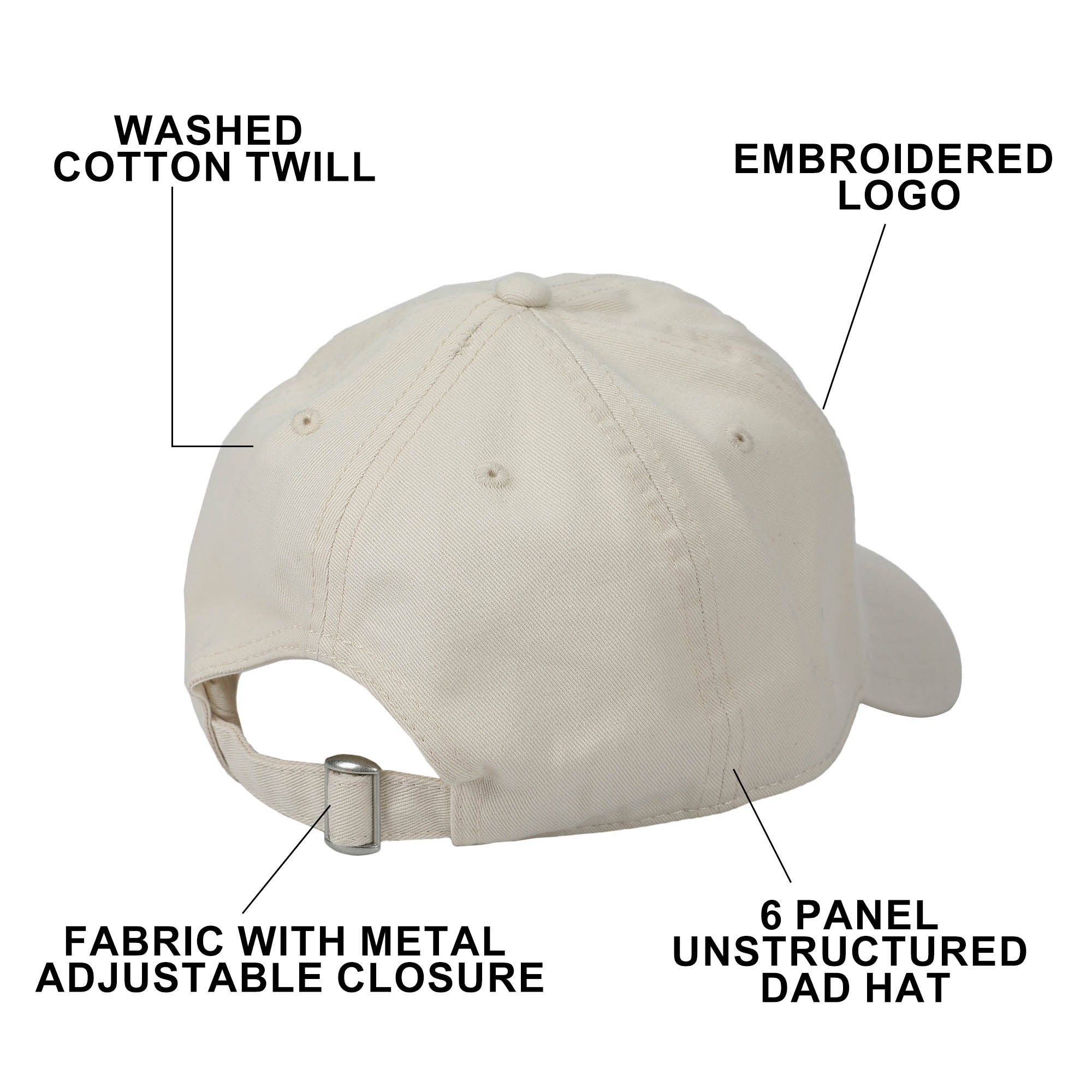 Beauty & The Beast Red Rose White Washed Cotton Twill Dad Cap