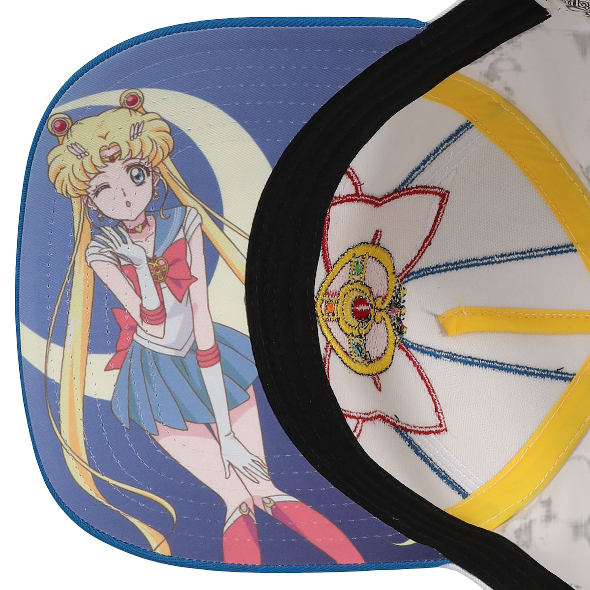 Sailor Moon Sailor Scout Cosplay White Baseball Cap