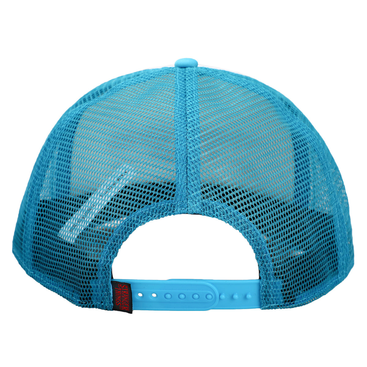 Stranger Things Netflix Series Blue & White Thinking Hat Trucker Hat