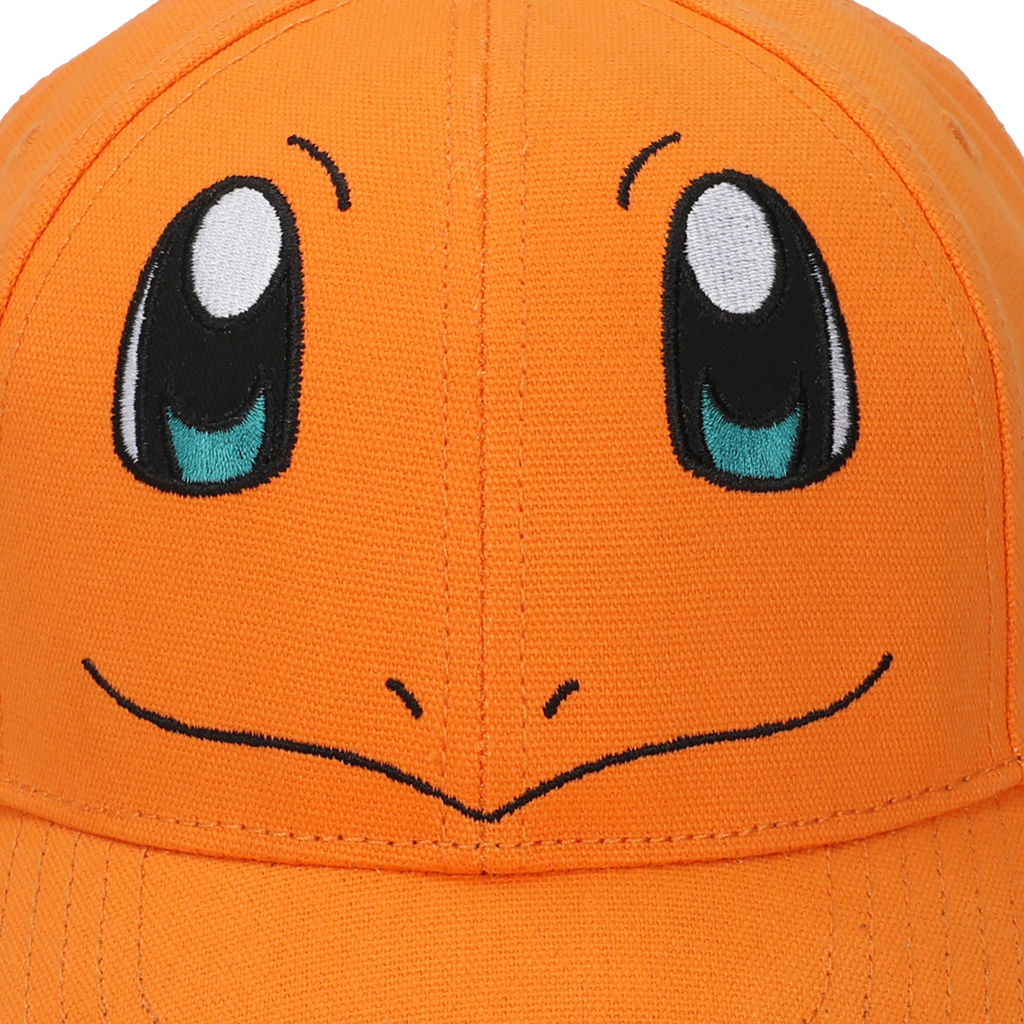 Pokemon Charmander Big Face Men's Orange Baseball Cap