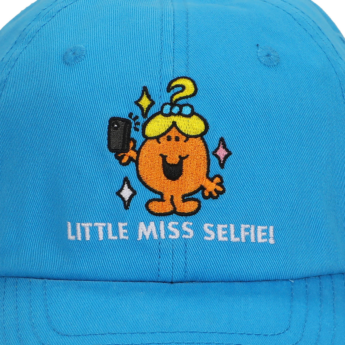 Mr. Men And Little Miss Meme Little Miss Selfie Men's Blue Dad Hat