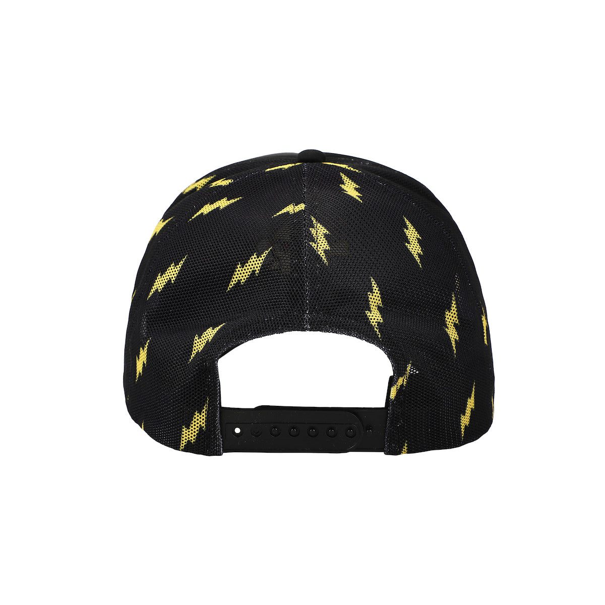 Pokemon Pikachu Thunderbolt Pattern Black Trucker Hat