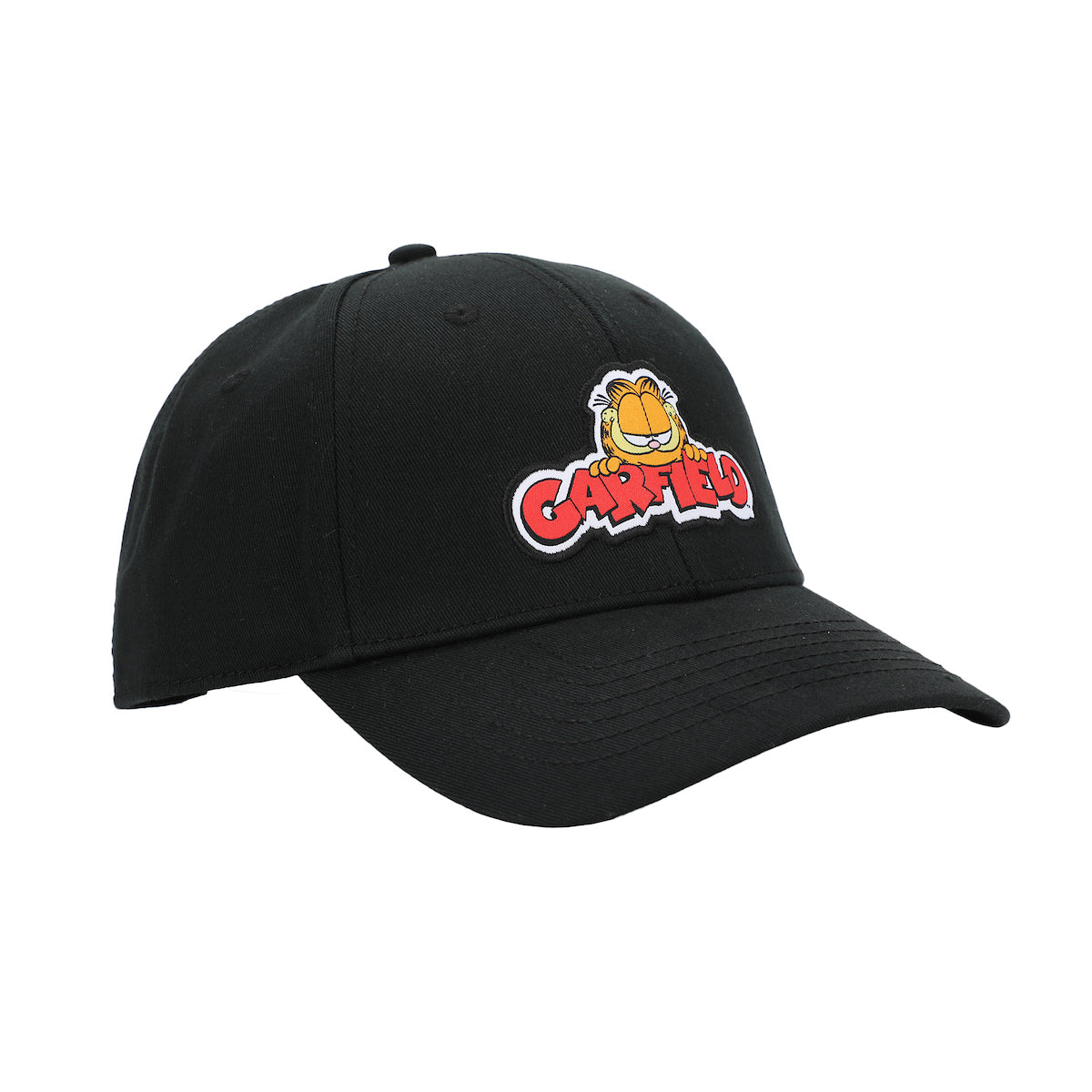 Garfield Character Logo Black Baseball Cap