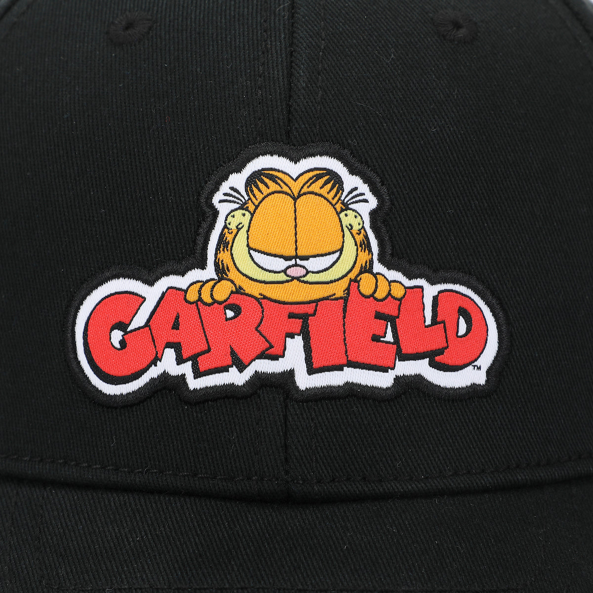 Garfield Character Logo Black Baseball Cap