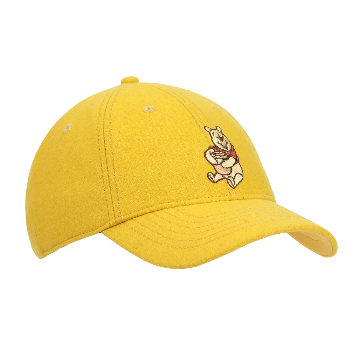 Winnie The Pooh With Honey Pot Yellow Unstructured Baseball Cap