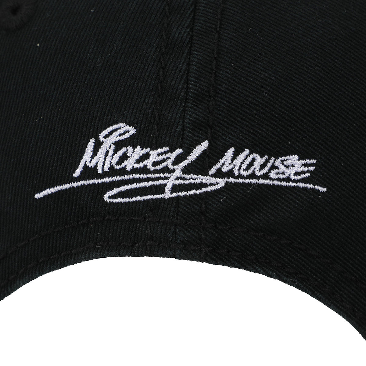 Disney Mickey Mouse Glove Black Unstructured Baseball Cap