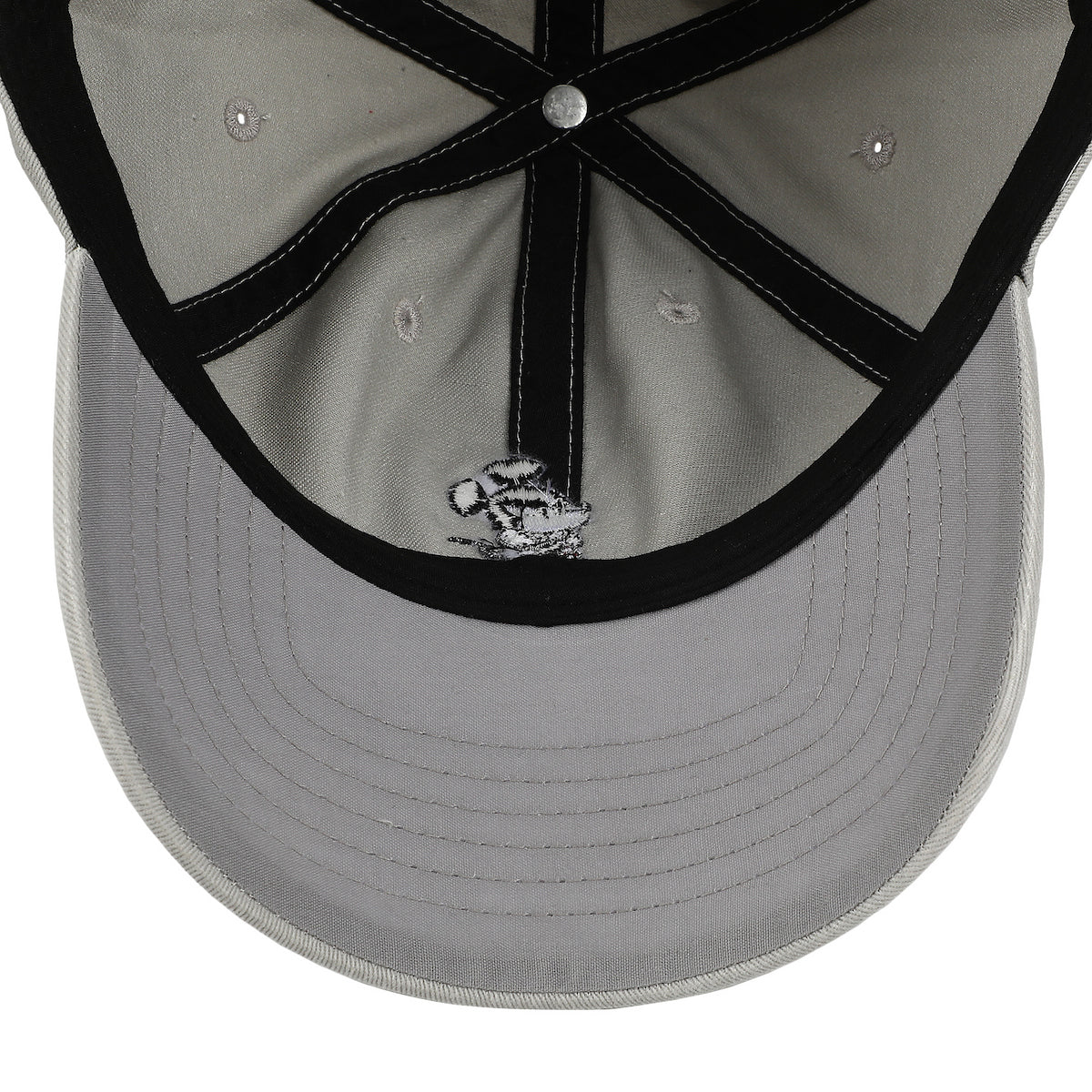 Disney Mickey Mouse White Unstructured Baseball Cap