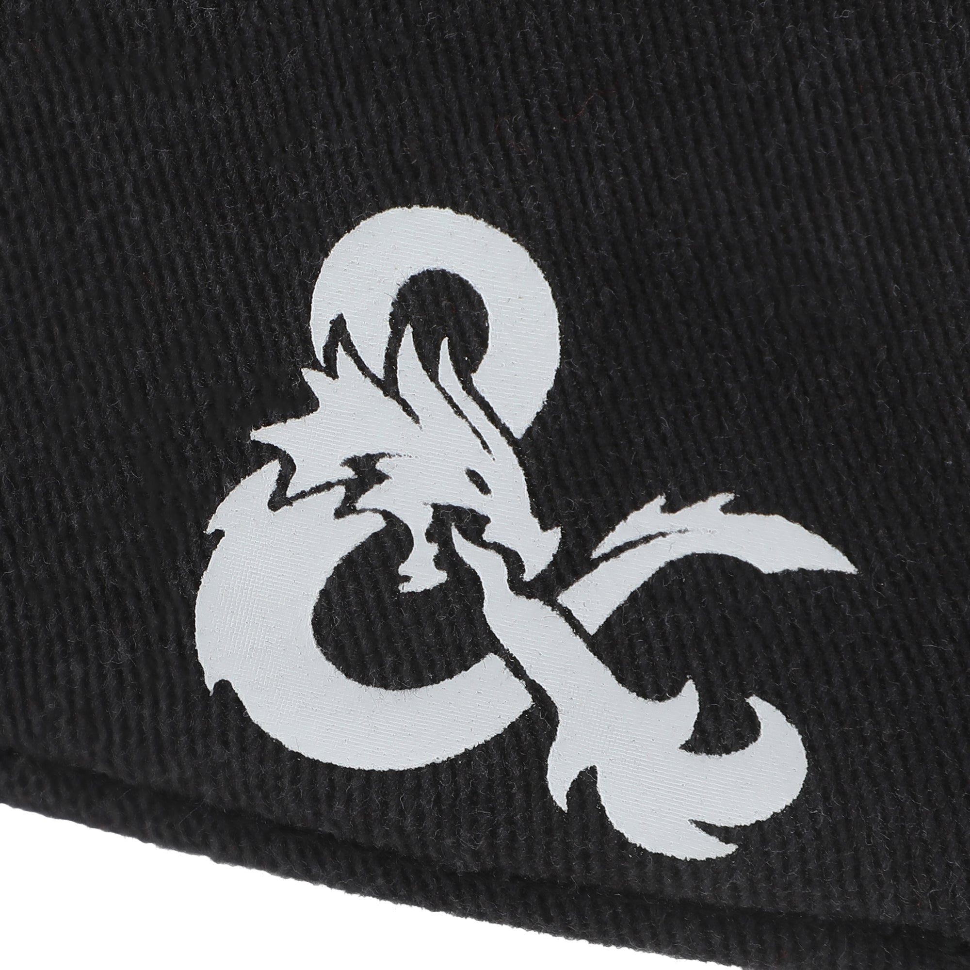 Dungeons & Dragons D20 Adult Black Unstructured Baseball Cap