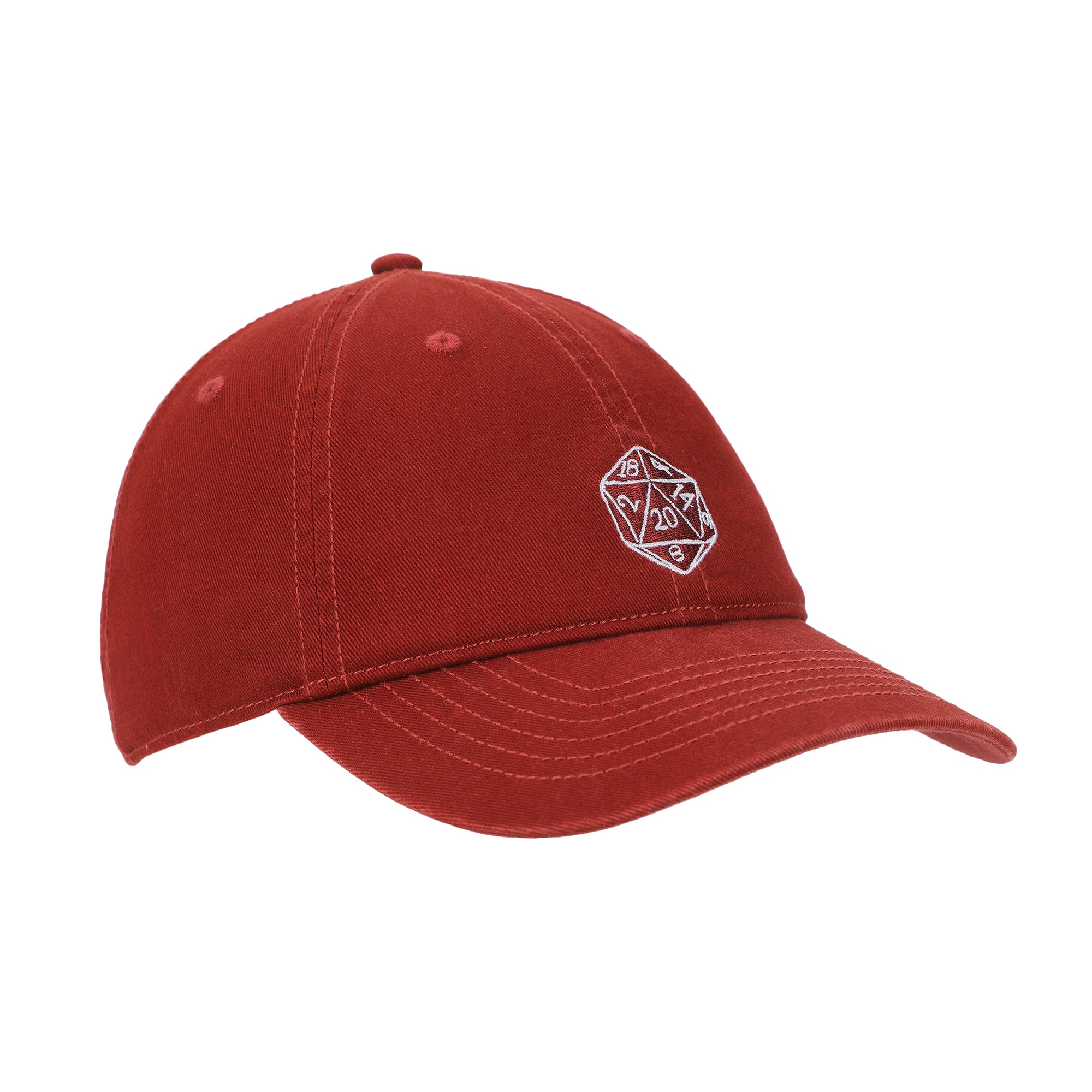 Dungeons & Dragons D20 Adult Red Unstructured Baseball Cap