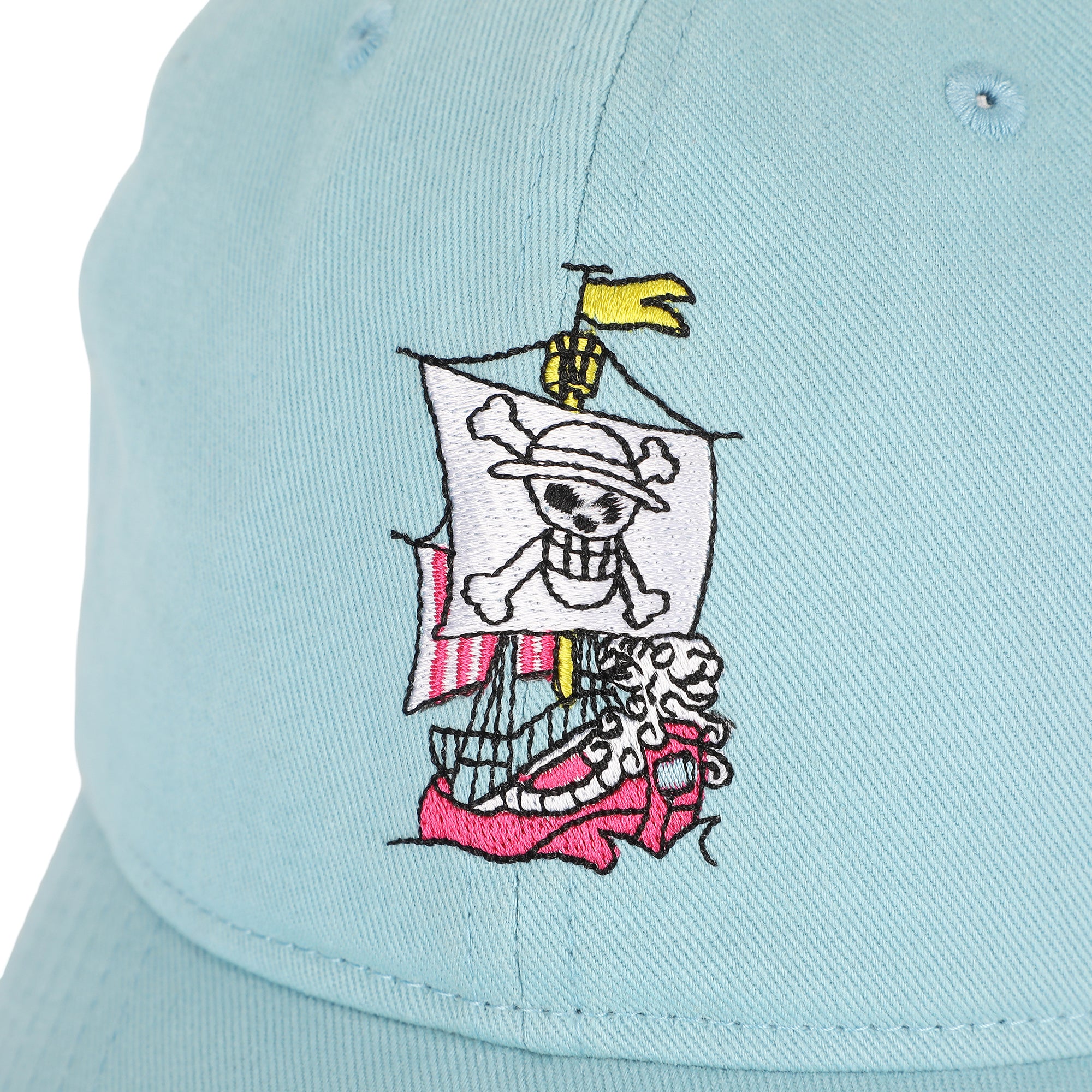 One Piece (Animated) Going Merry Embroidery Cotton Twill B23 Dad Hat Unstructured Baseball Cap