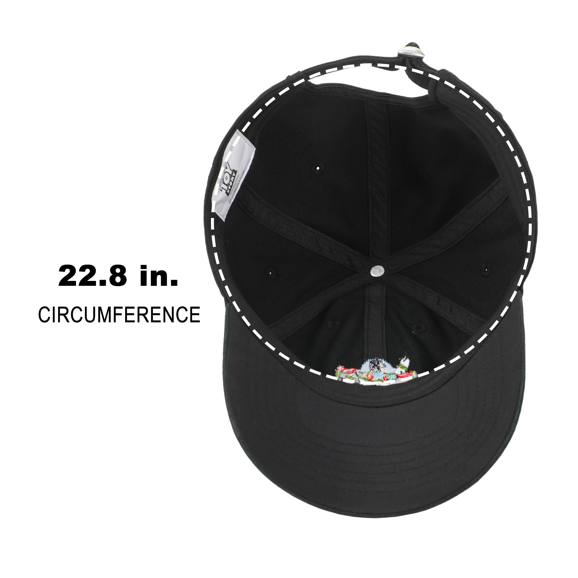 Toy Story Buzz Lightyear Men's Black Unstructured Baseball Cap