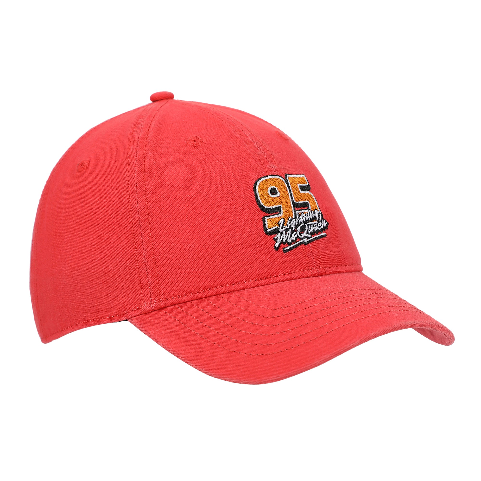 Disney Pixar Cars Lightning McQueen 95 Men's Red Unstructured Baseball Cap