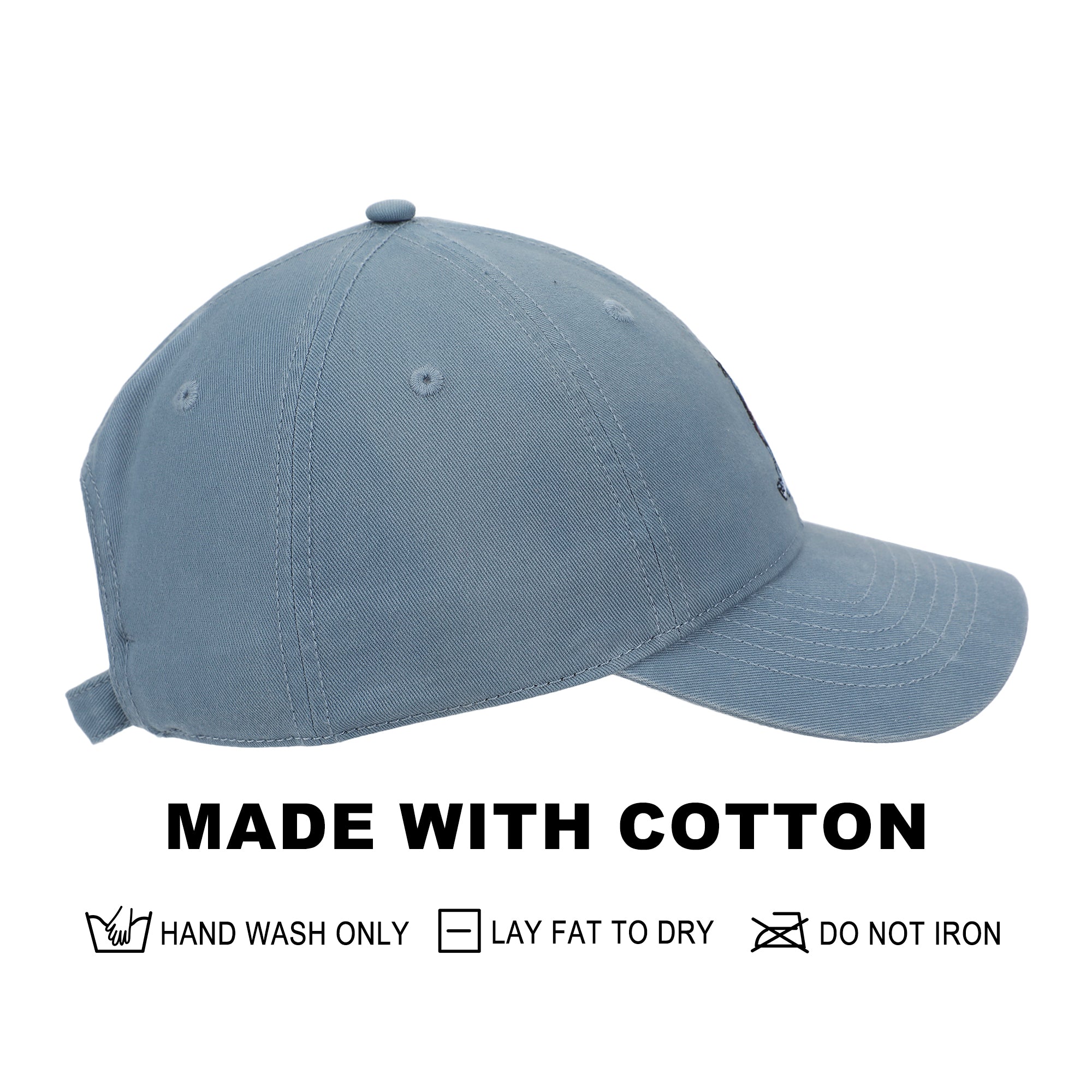 Disney Winnie The Pooh Eeyore Men's Blue Unstructured Baseball Cap