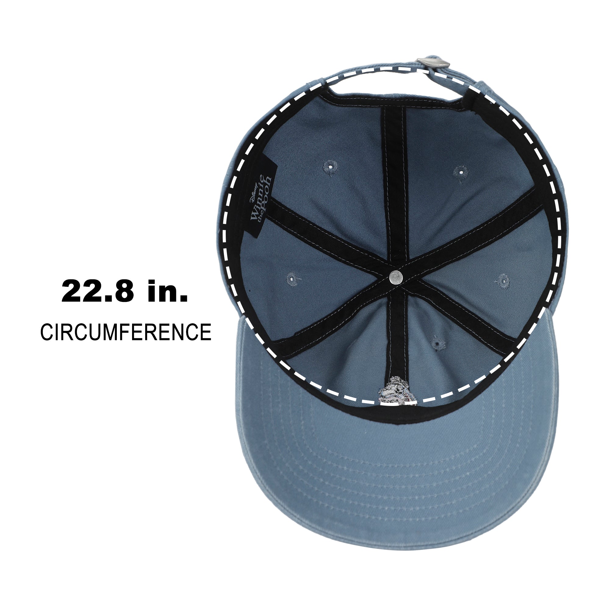 Disney Winnie The Pooh Eeyore Men's Blue Unstructured Baseball Cap