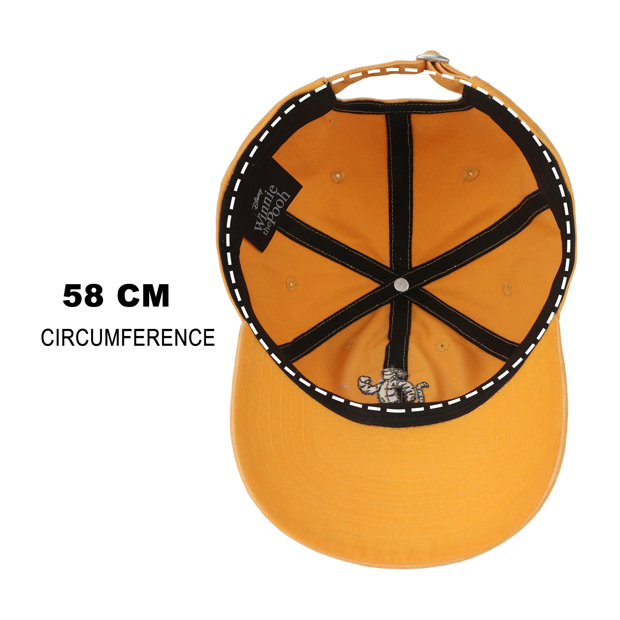 Winnie The Pooh Embroidered Tigger Orange Unstructured Baseball Cap