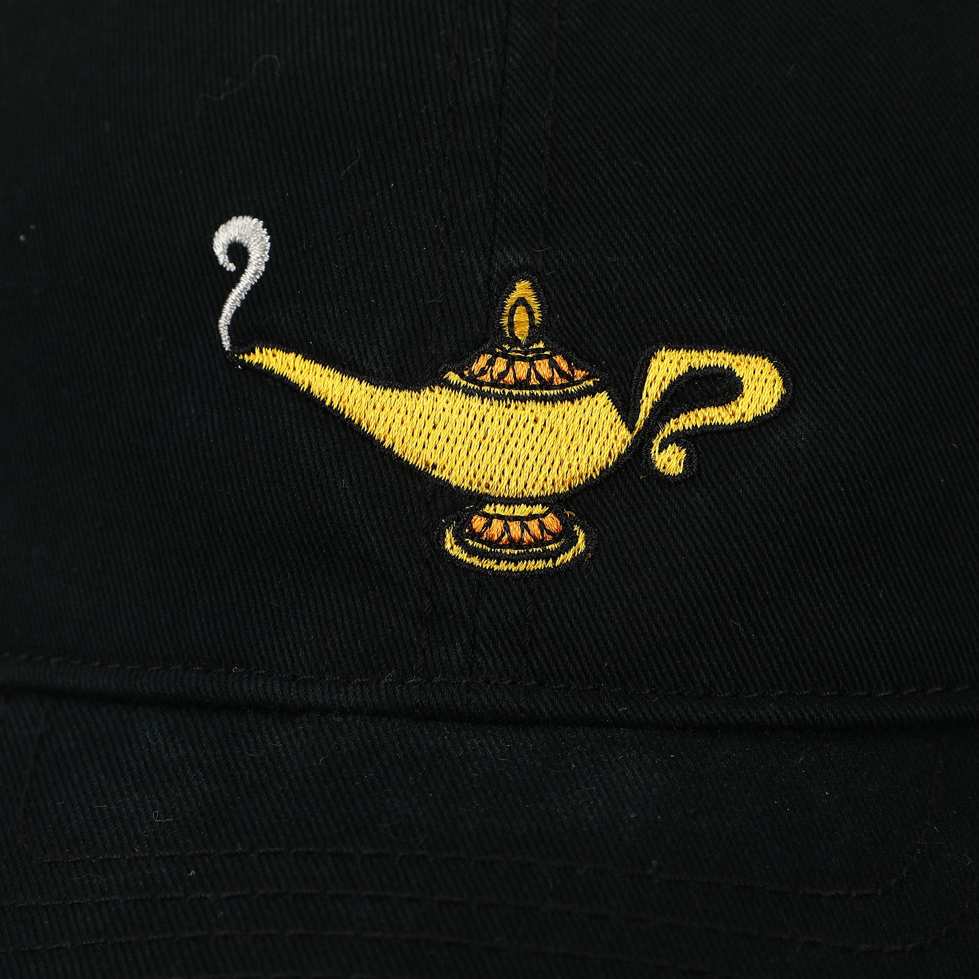 Disney Aladdin Genie Lamp Adult Black Unstructured Baseball Cap