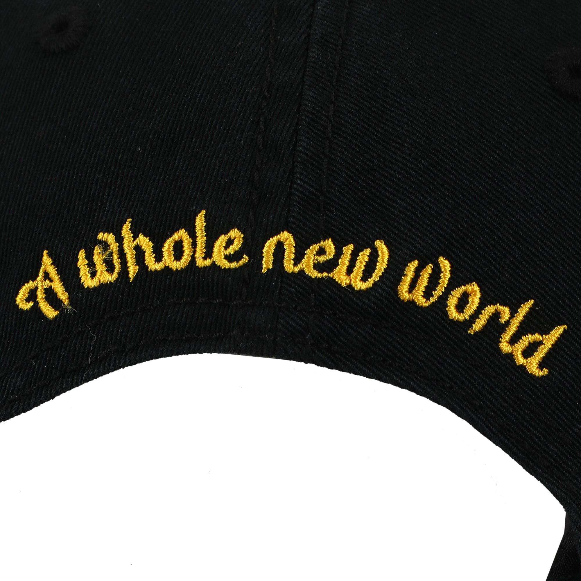 Disney Aladdin Genie Lamp Adult Black Unstructured Baseball Cap